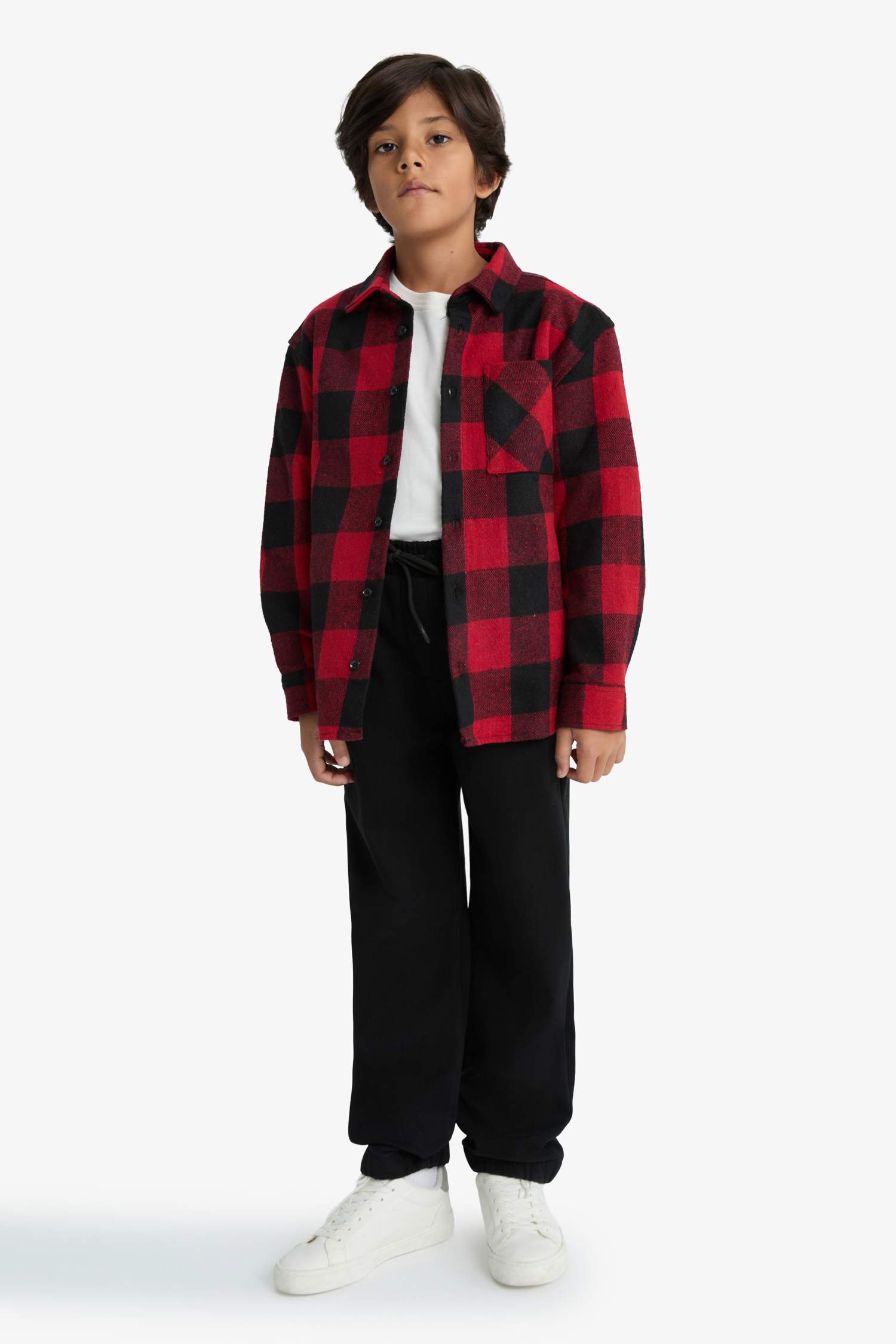 Erkek Çocuk Standart Paça Pelüş Astar Jogger Pantolon