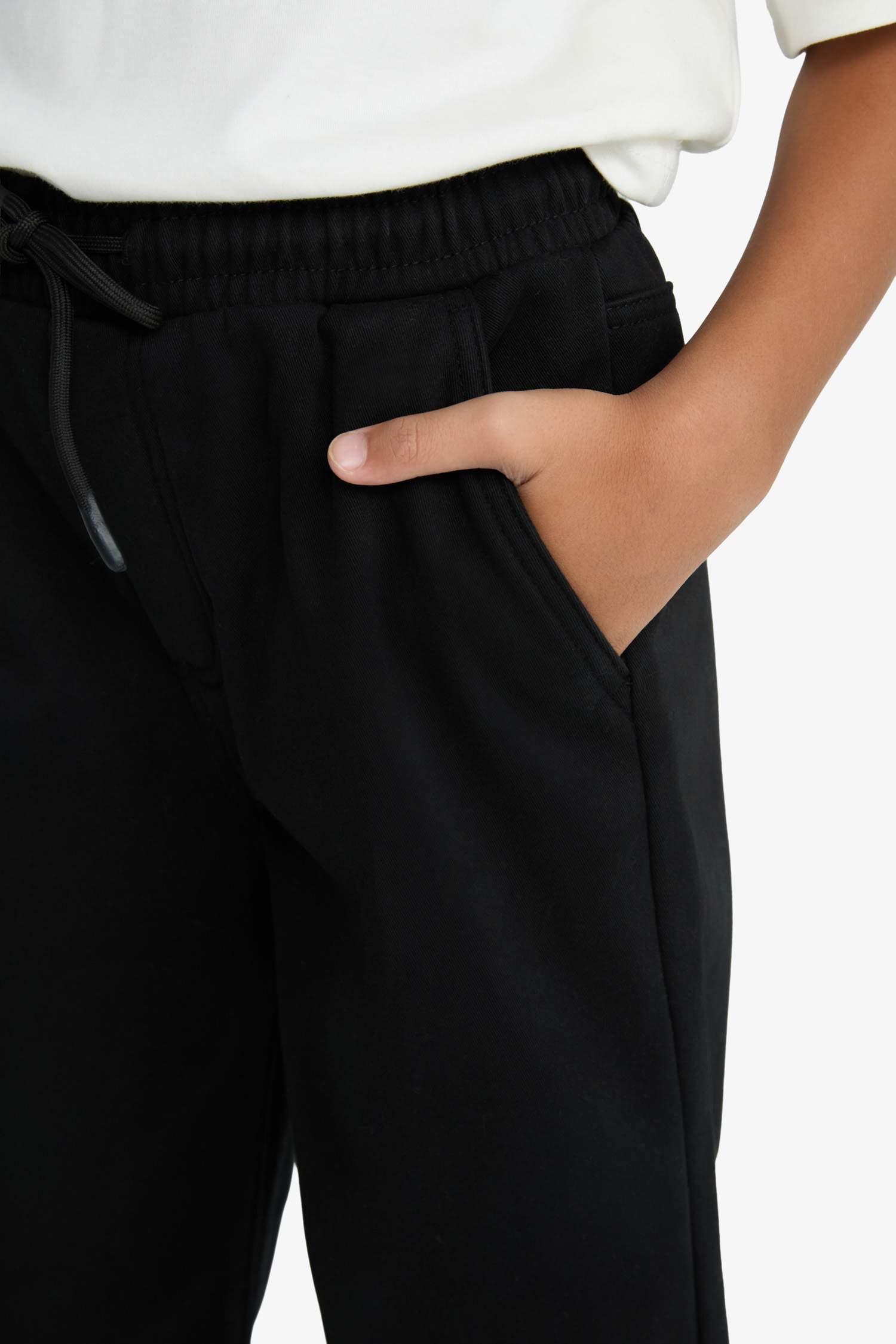 Erkek Çocuk Standart Paça Pelüş Astar Jogger Pantolon