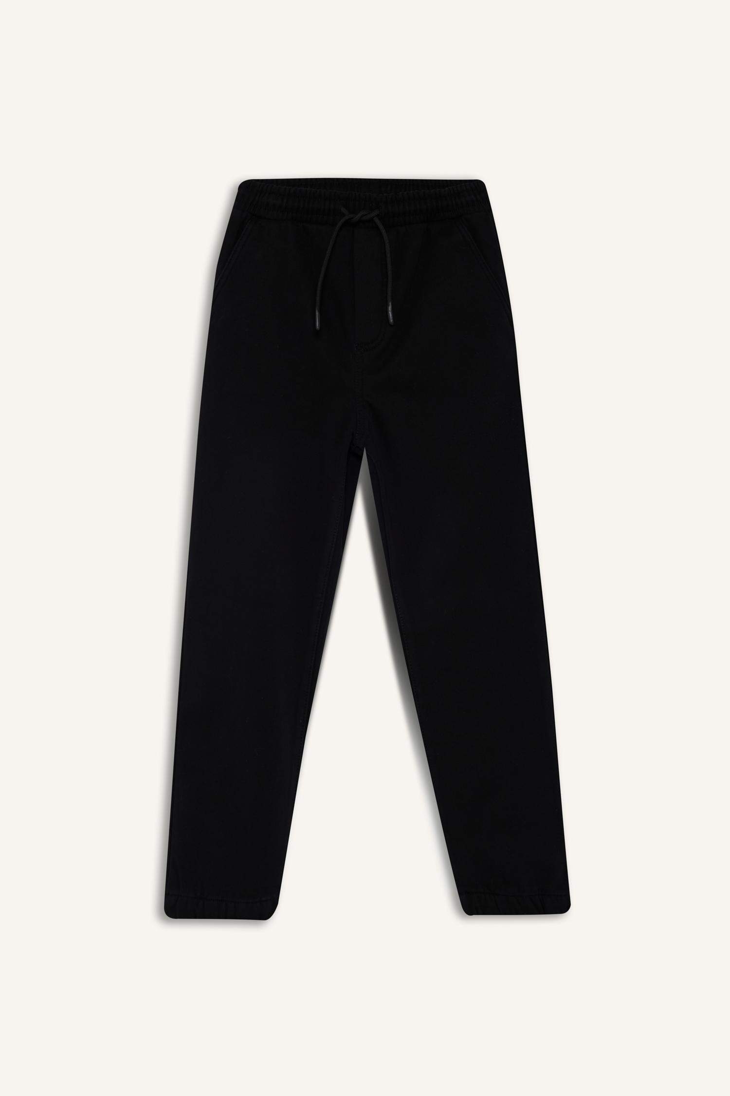 Erkek Çocuk Standart Paça Pelüş Astar Jogger Pantolon