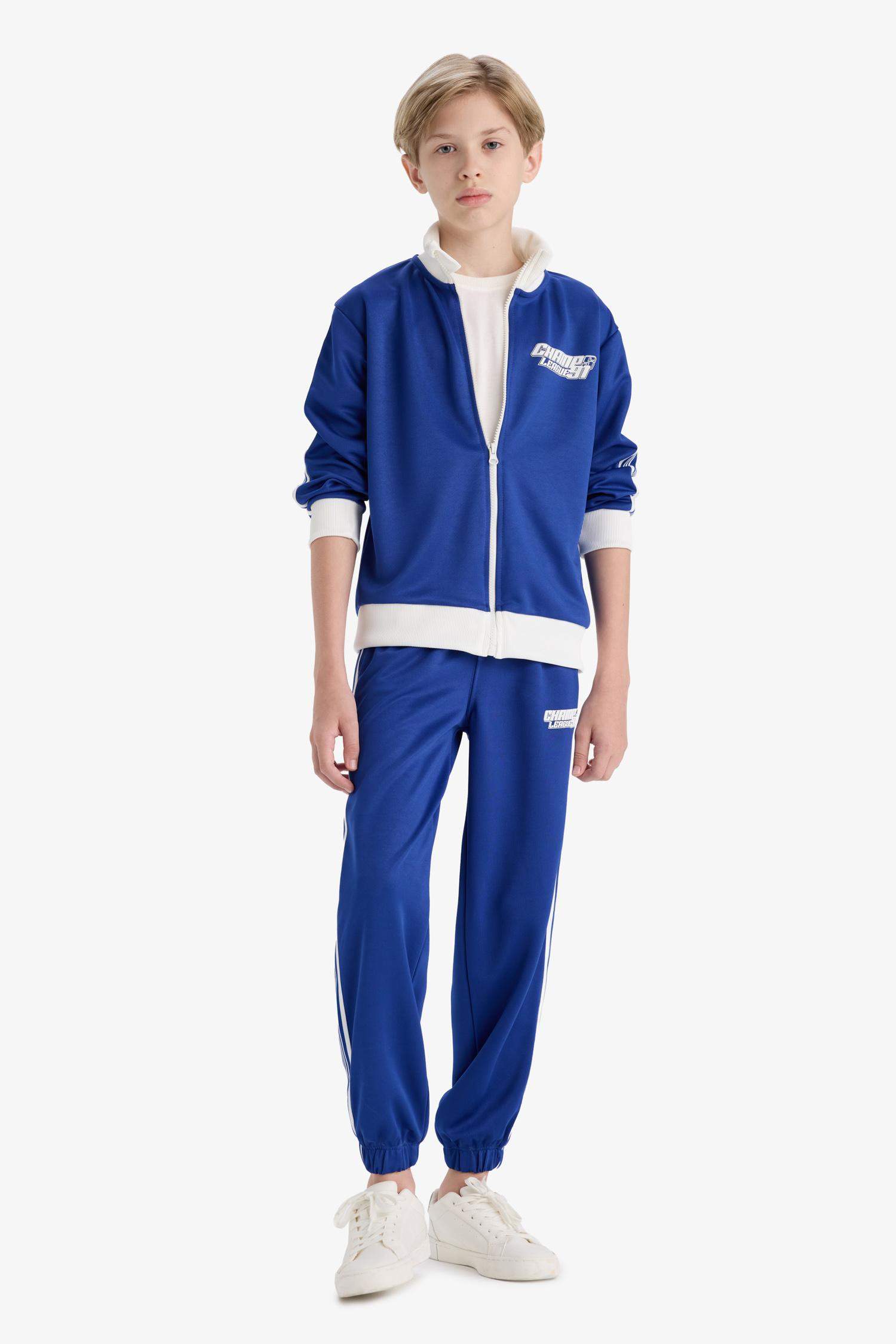 Boy Printed Elastic Waist Jogger Sweatpants