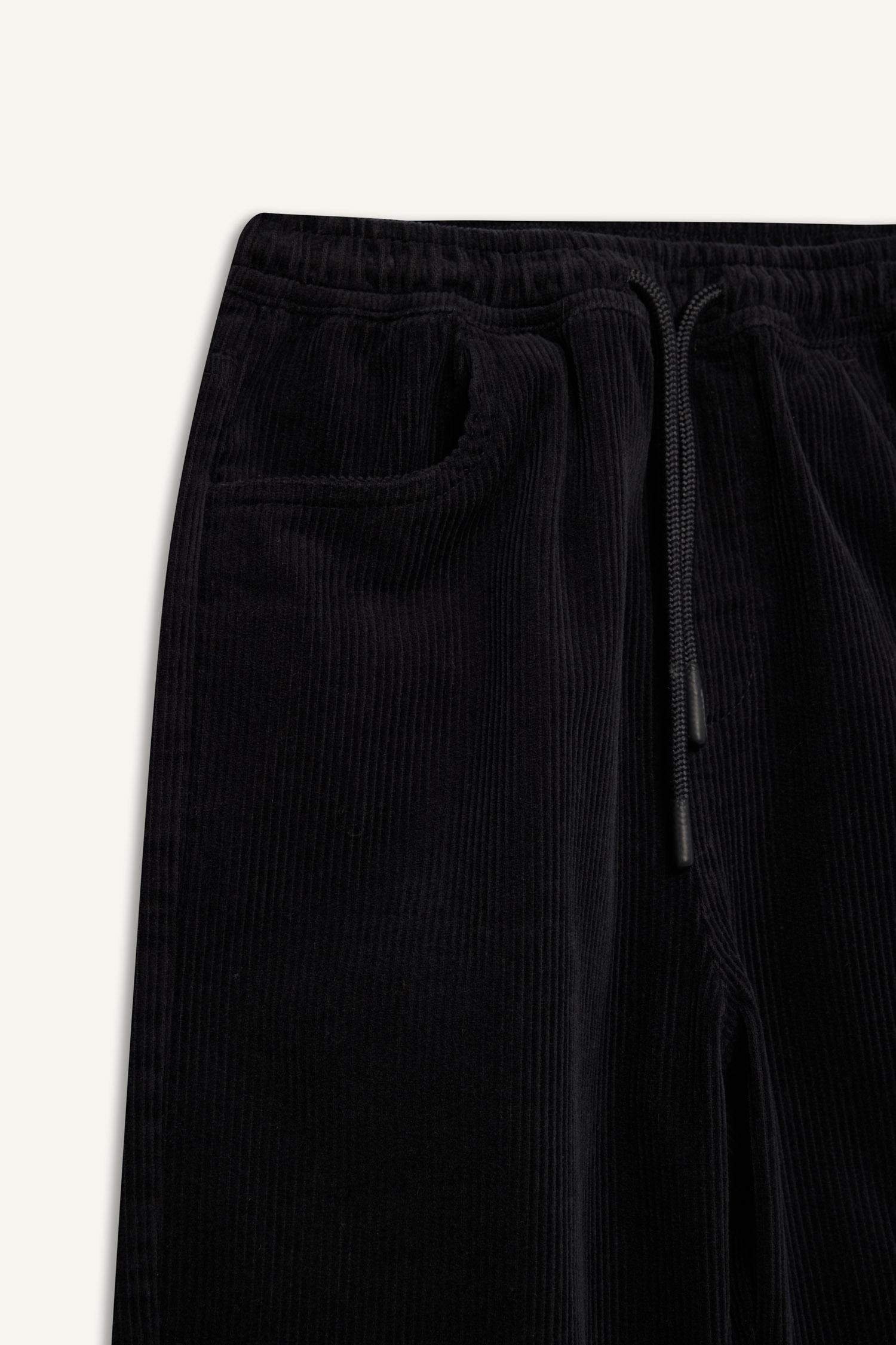 Pantalon en velours côtelé droit Coupe régulière pour garçon