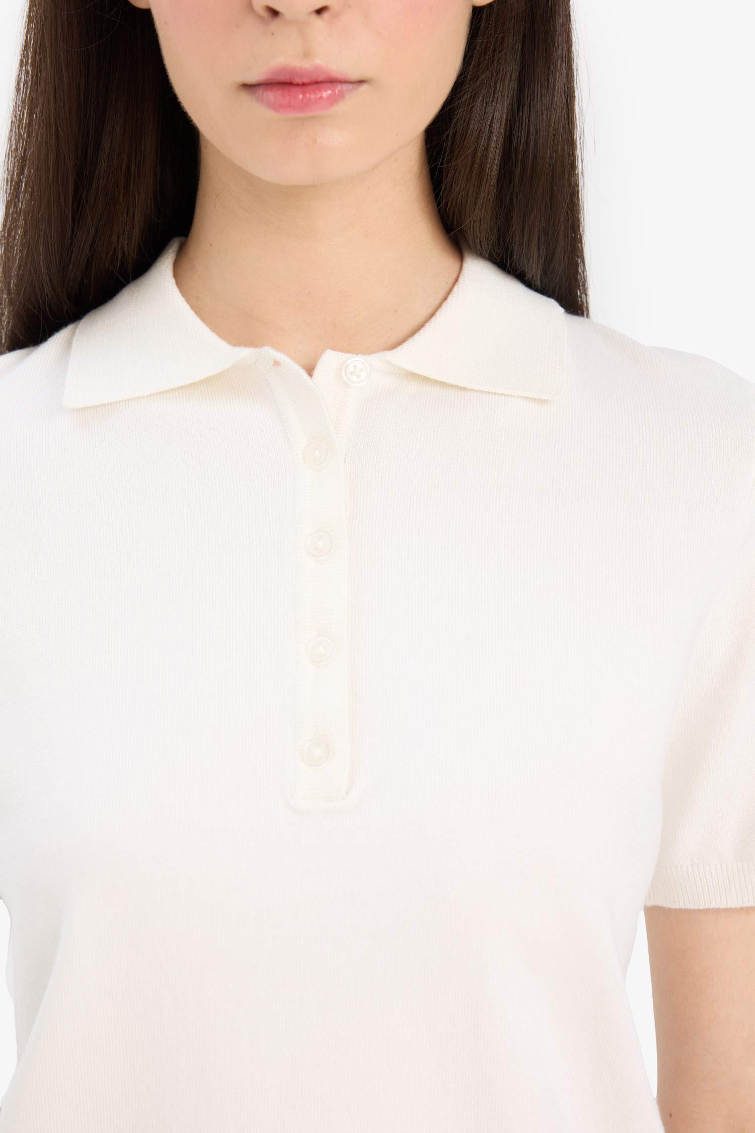 Slim Fit Polo Collar Knitwear Pullover