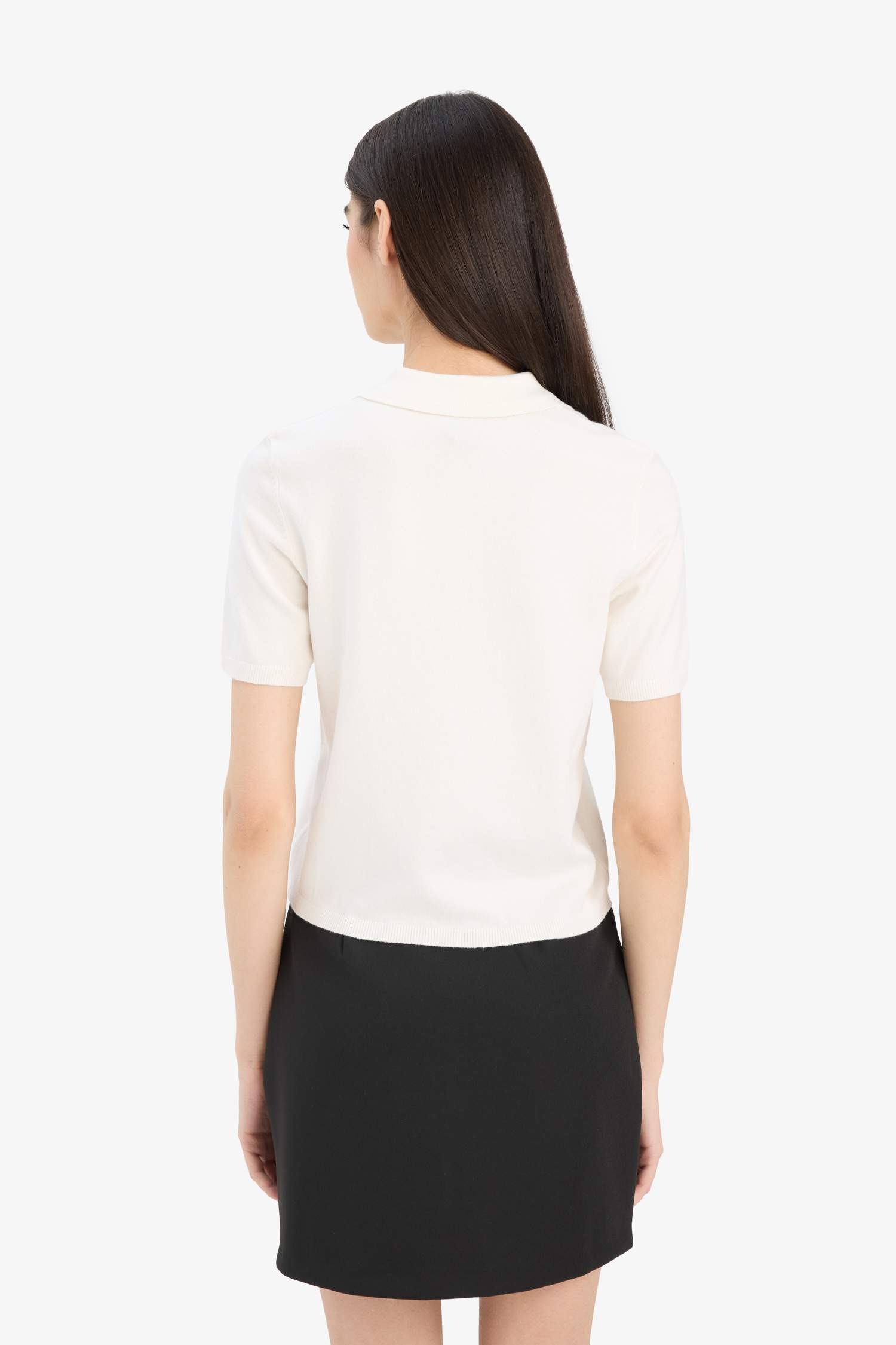 Slim Fit Polo Collar Knitwear Pullover