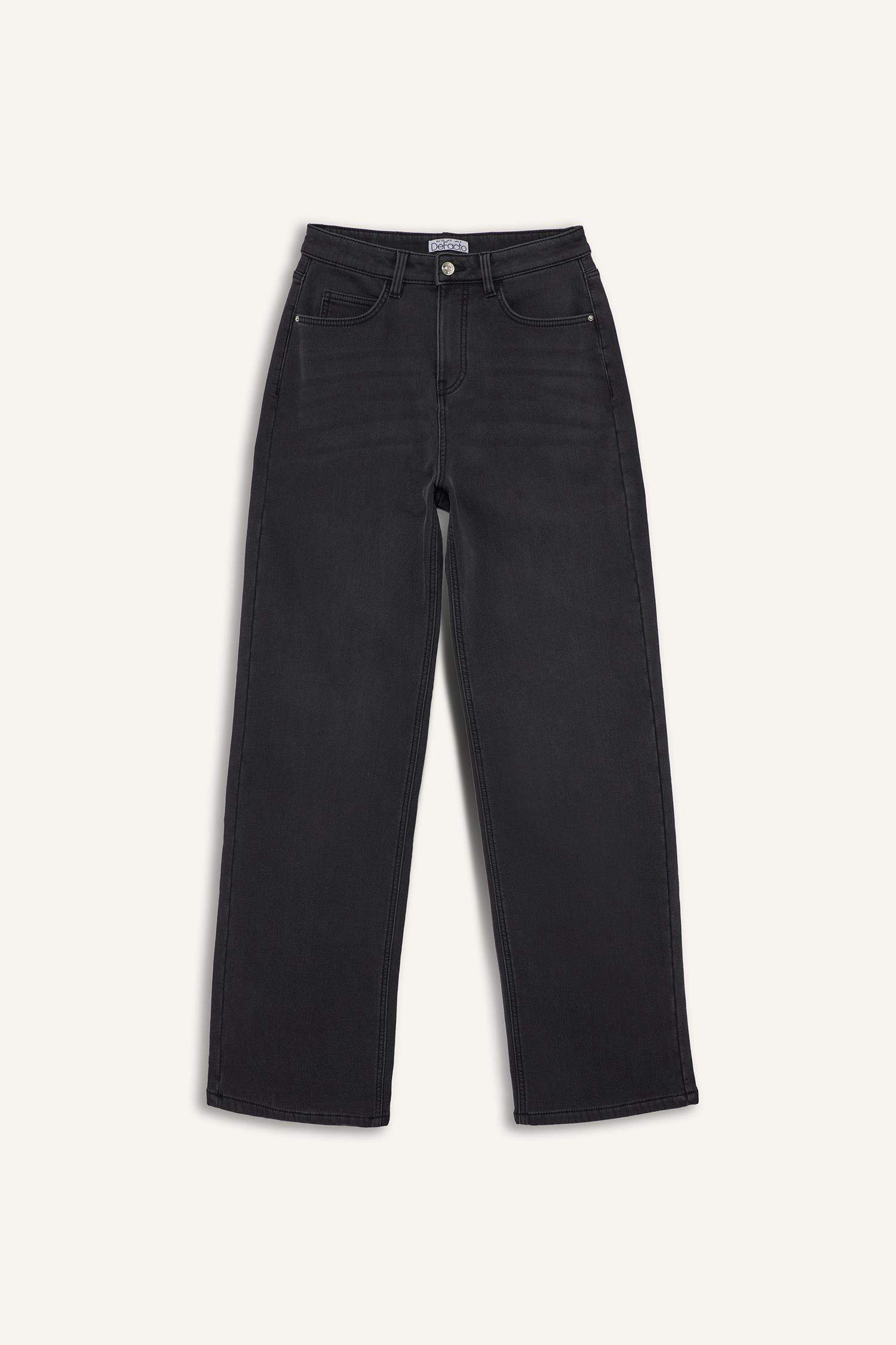 релакс пішімі деним тұрақты етек Шалбар