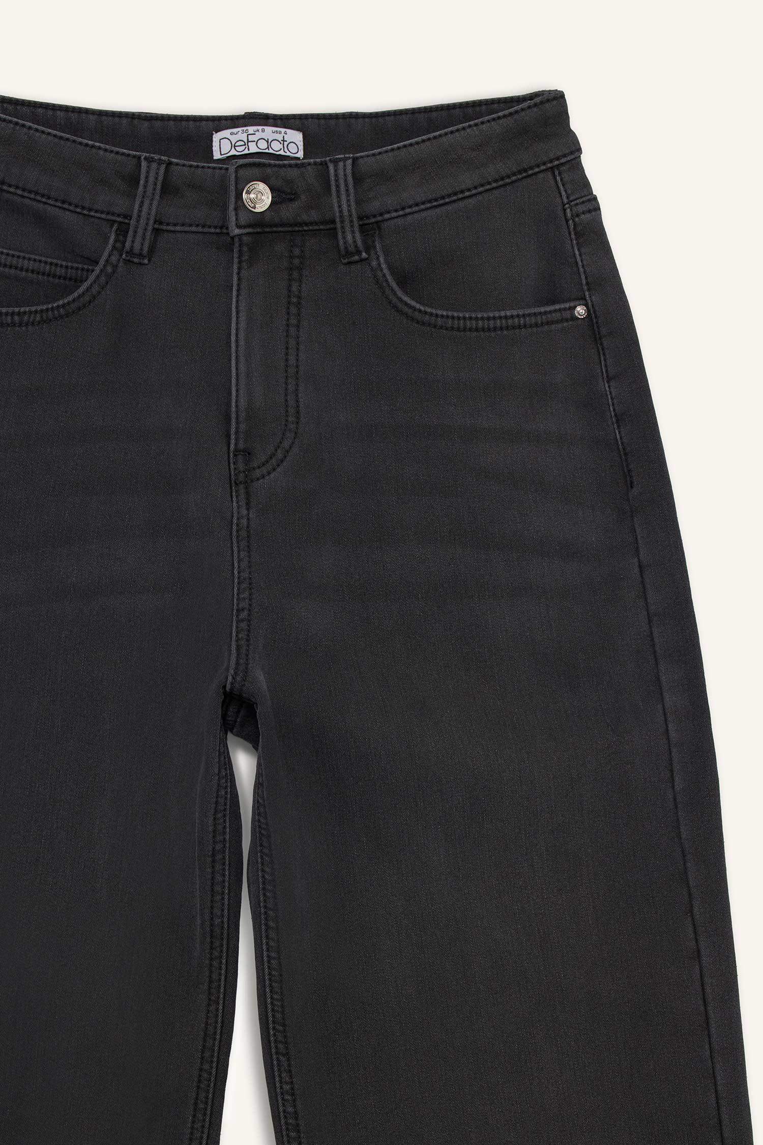 релакс пішімі деним тұрақты етек Шалбар