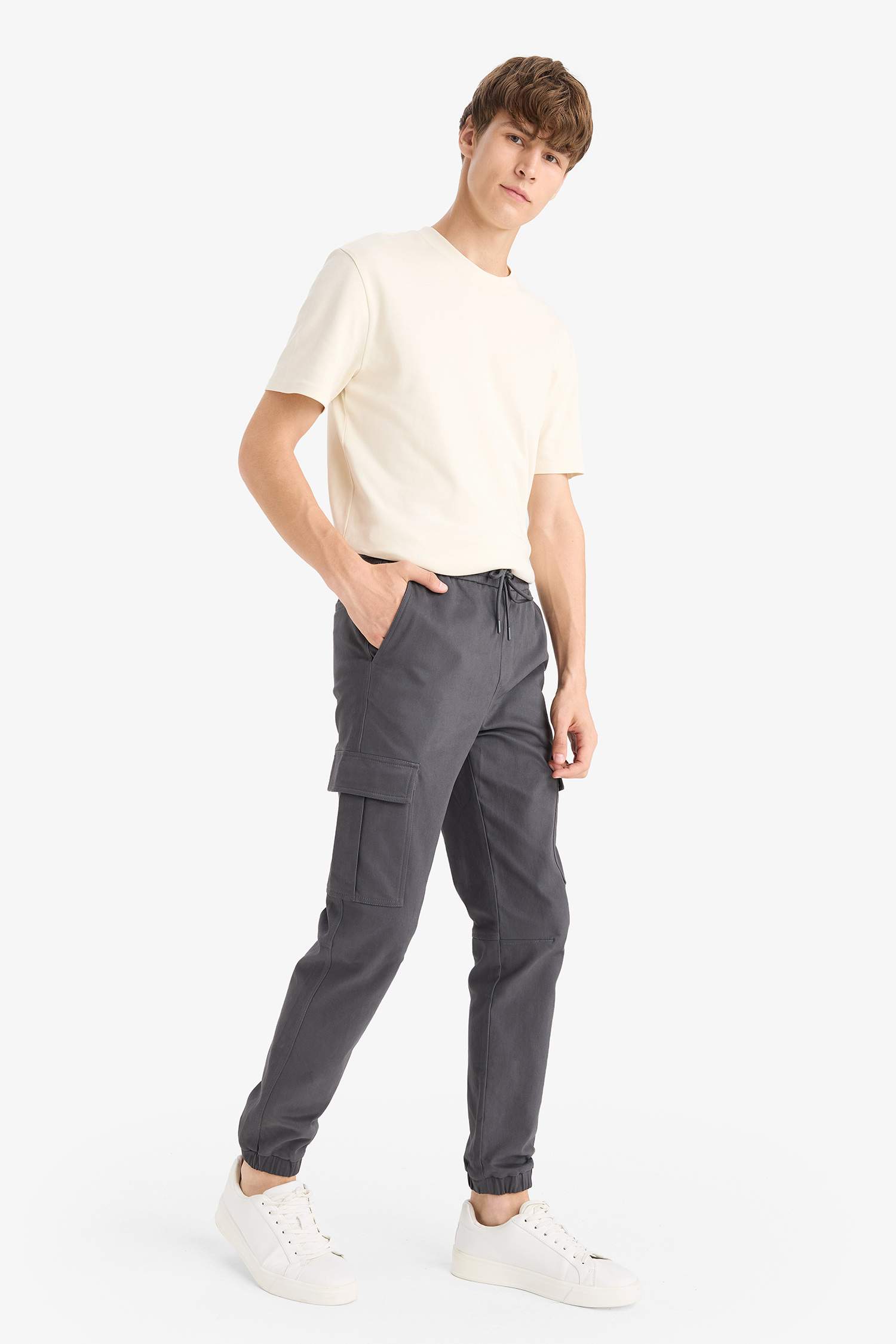 Kargo Cepli Jogger Paça Pantolon