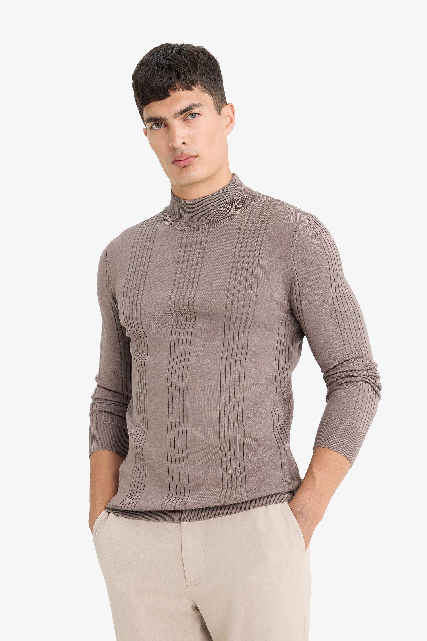 Standard Fit Half Turtleneck Knitwear Pullover