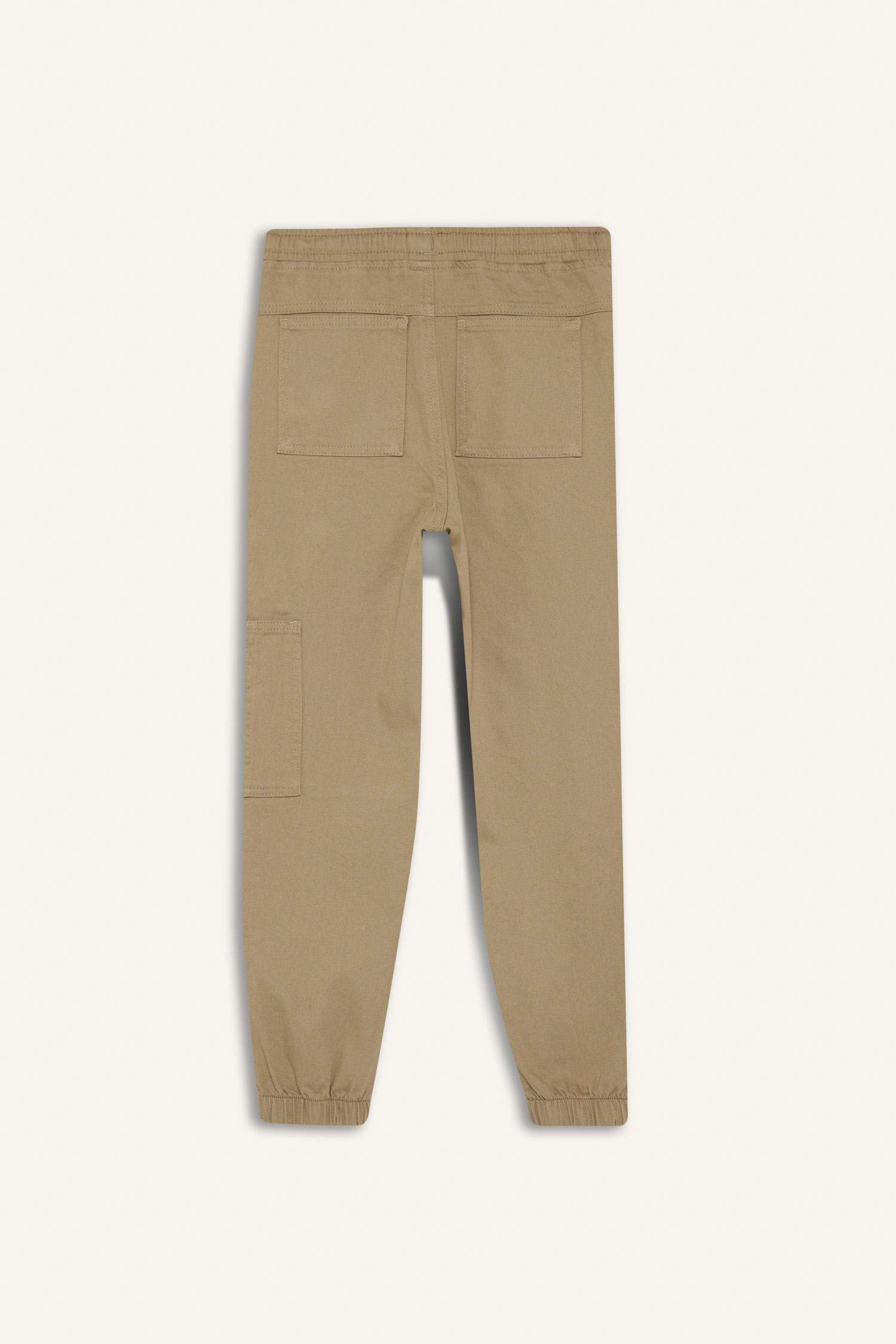 Erkek Çocuk Kargo Jogger Paça Gabardin Okul Pantolonu