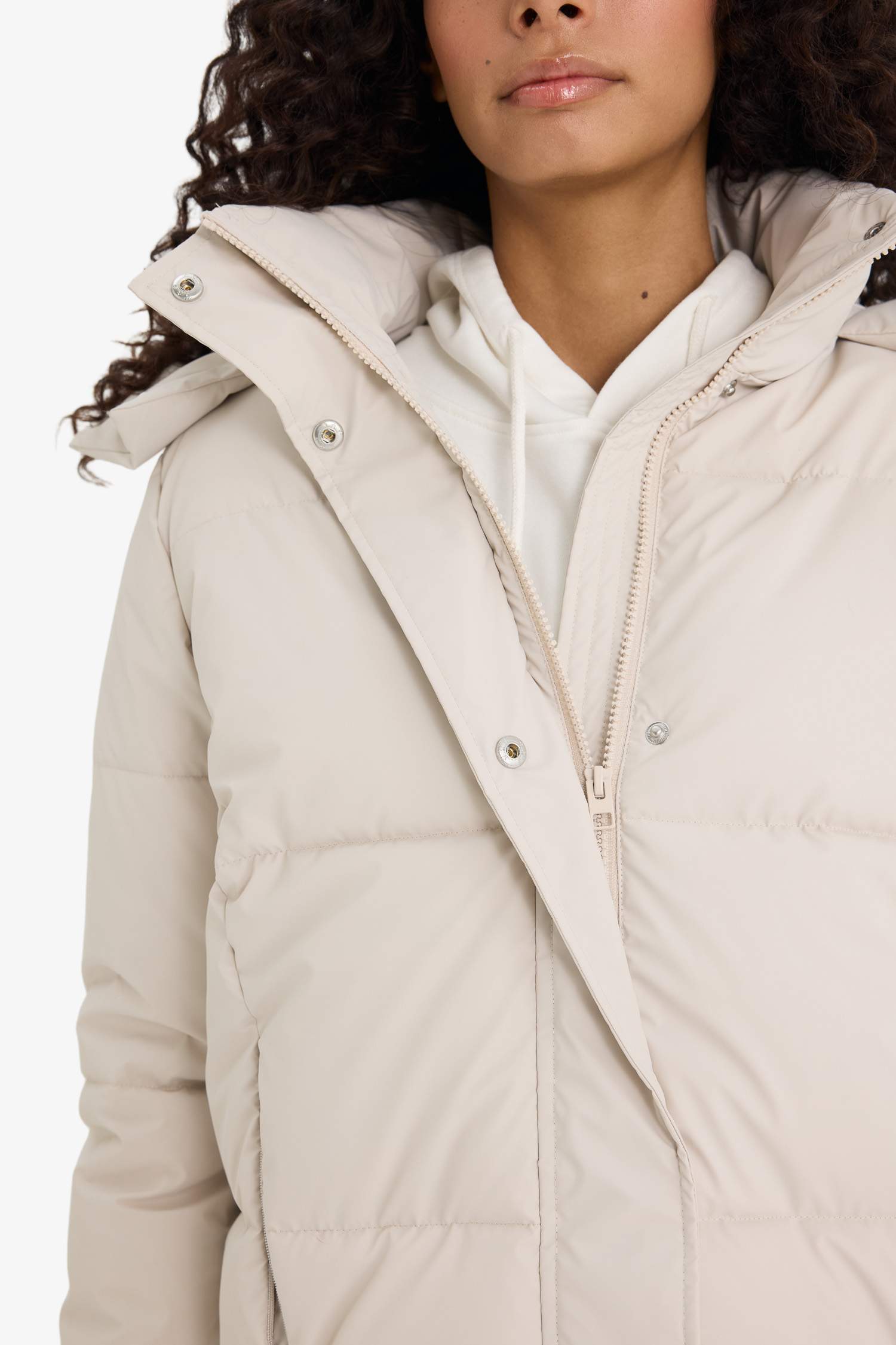Regular Fit Hooded Puffer Jacket