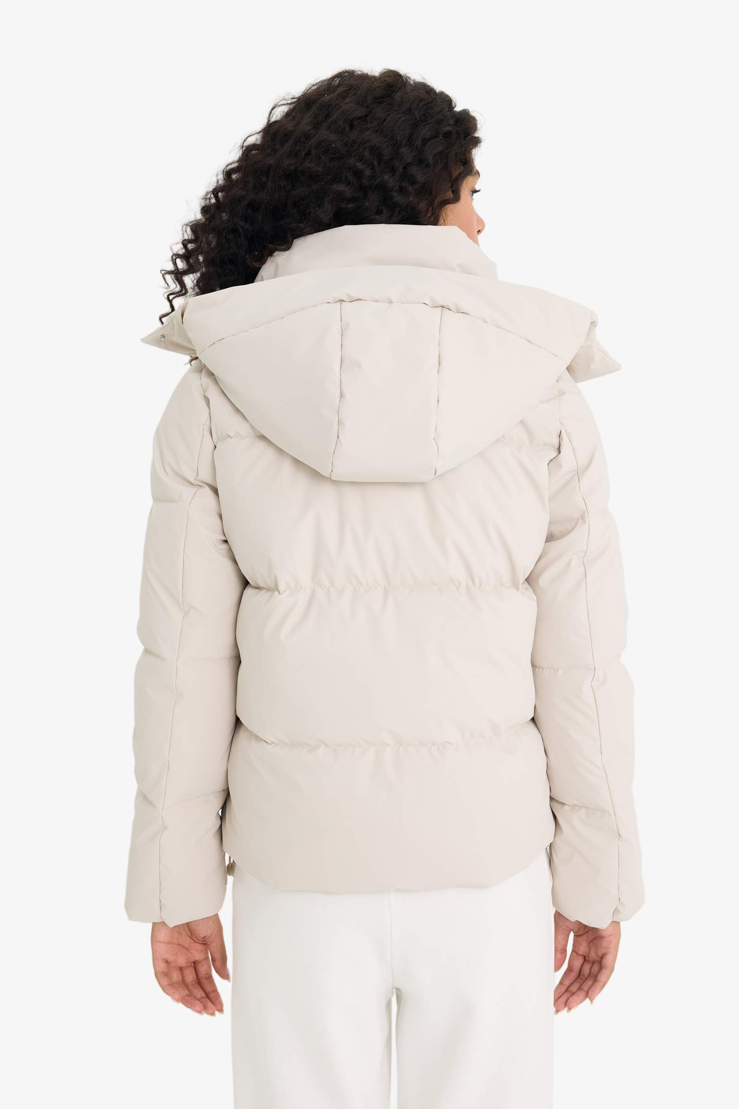 Regular Fit Hooded Puffer Jacket