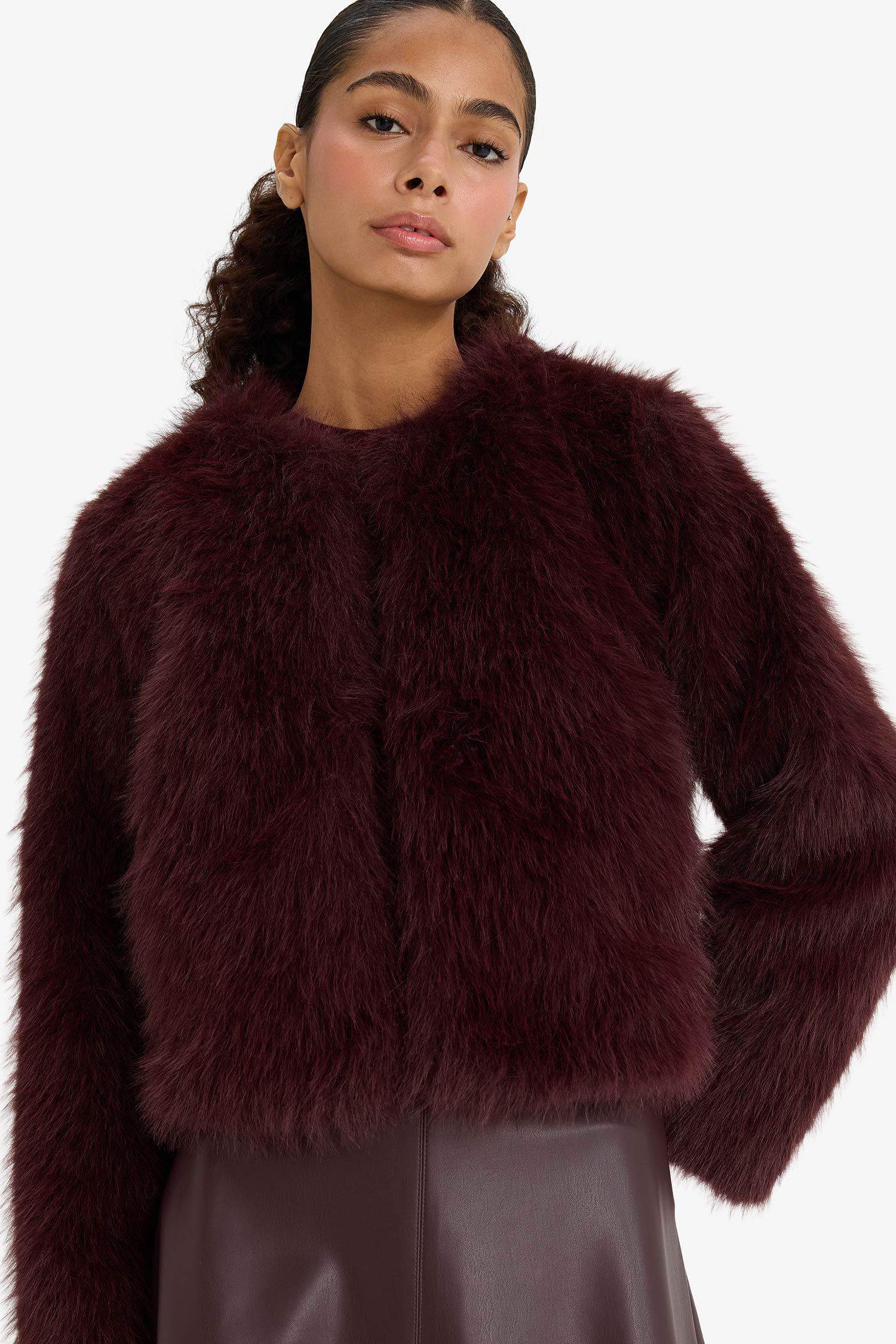 فرو صناعي قصة عادية