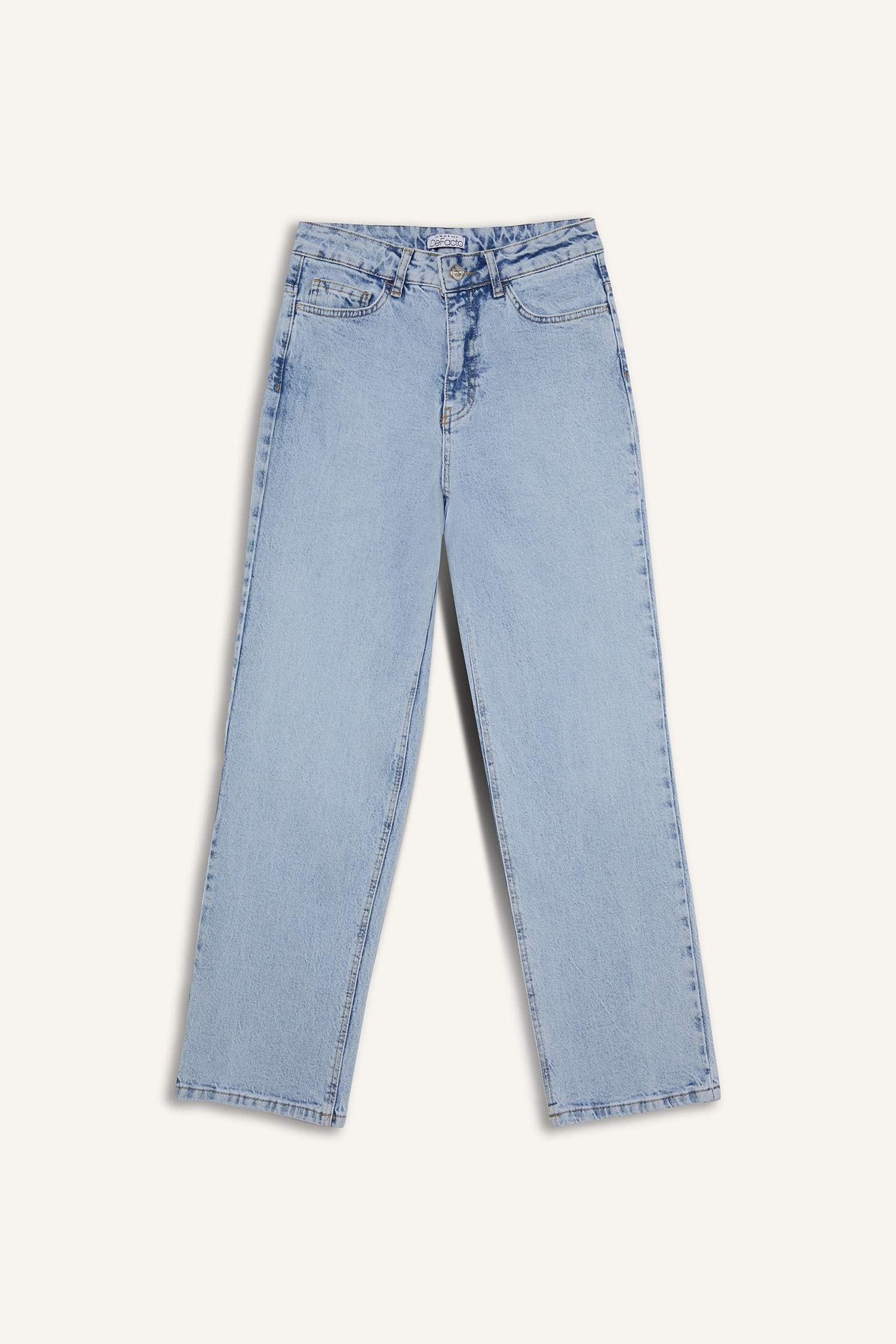 بنطلون جينز كومفرت بخصر عالي