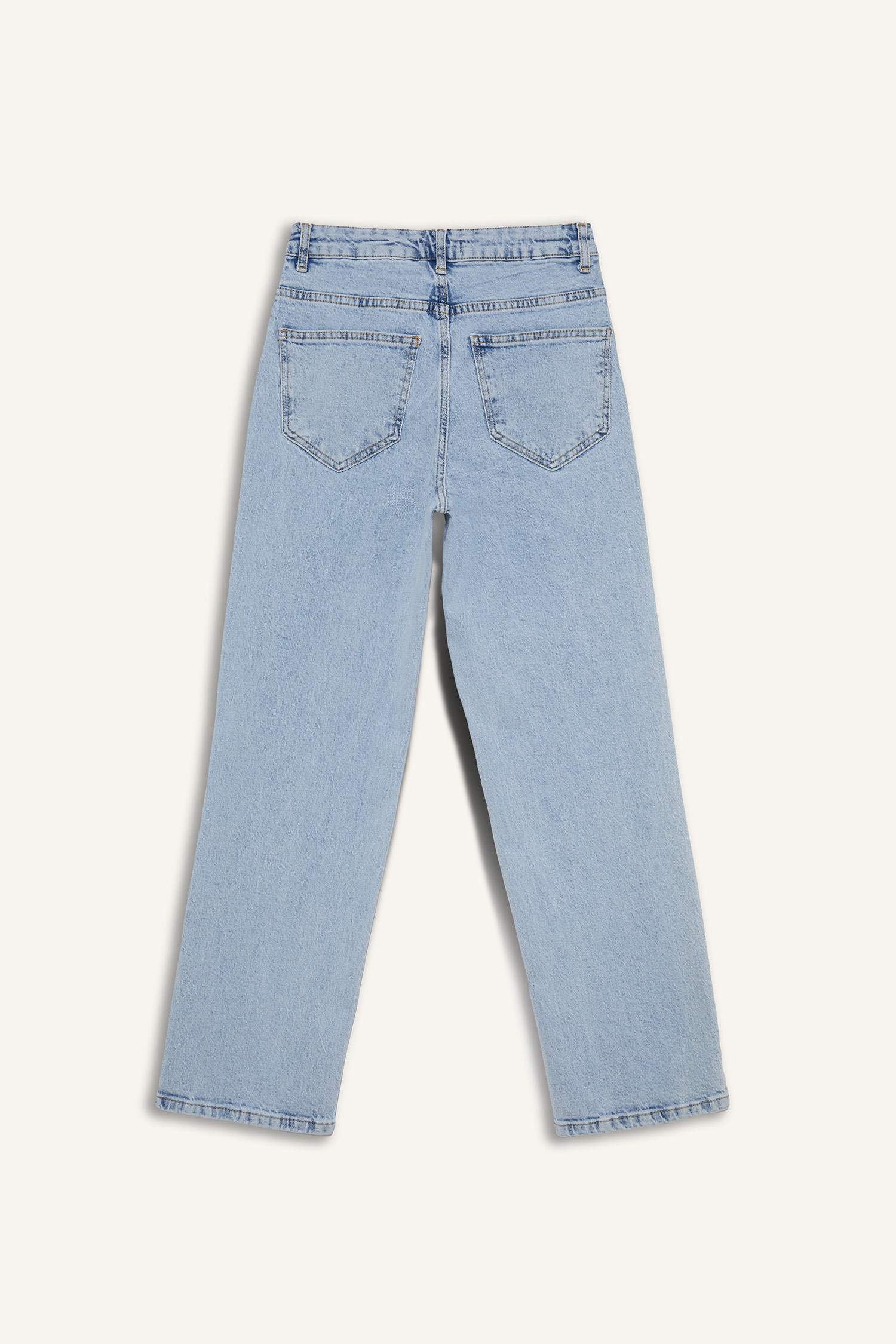 بنطلون جينز كومفرت بخصر عالي