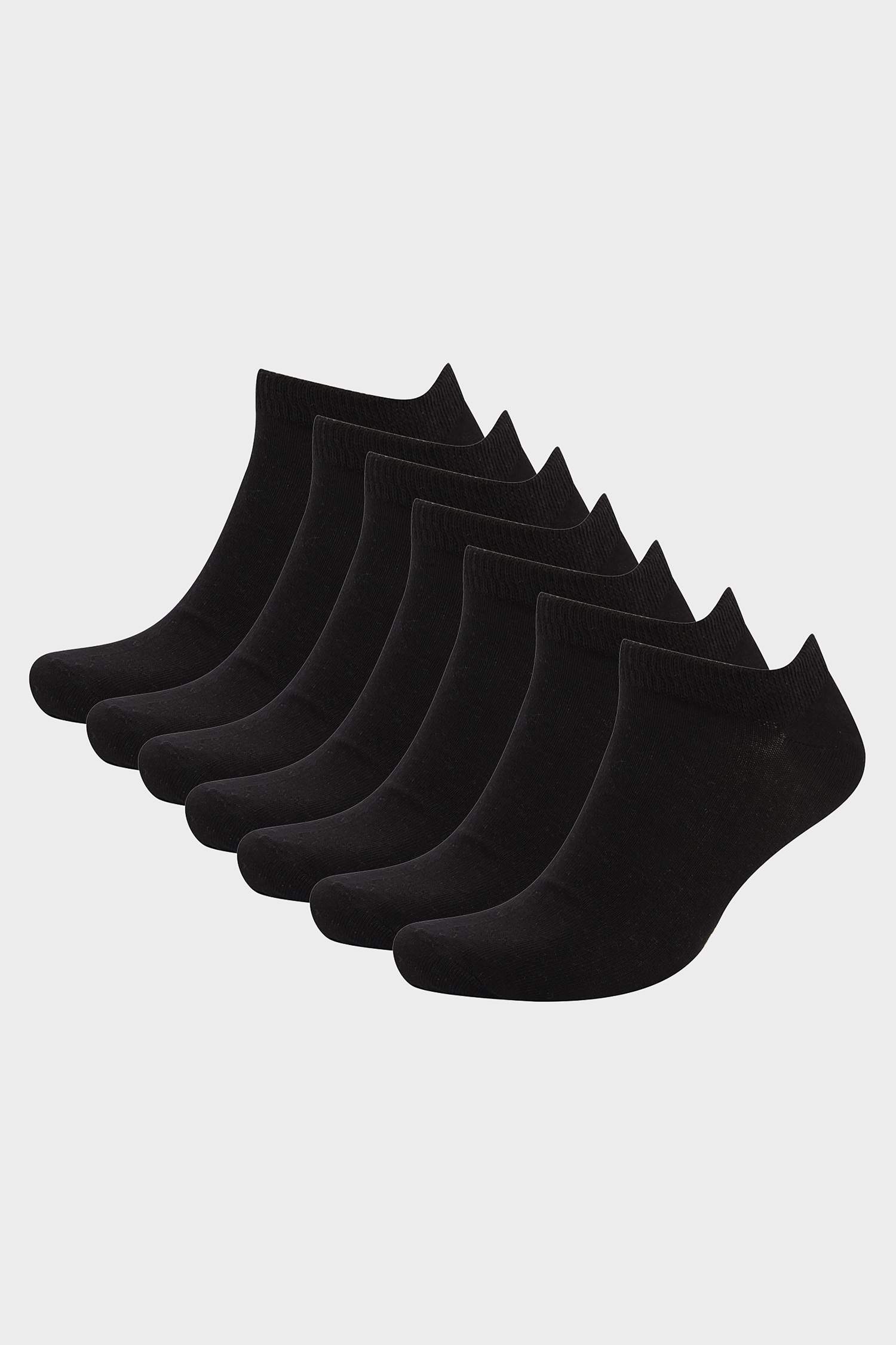 Erkek 7'li Pamuklu Patik Çorap