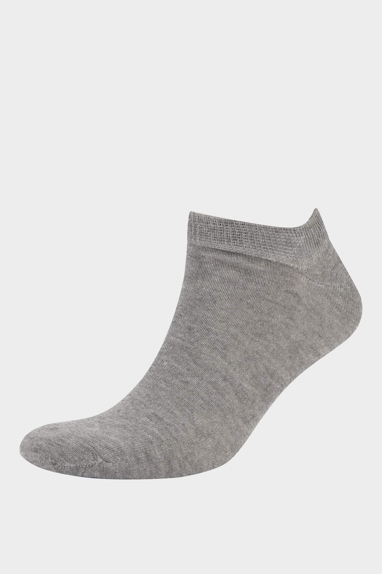 Erkek 7'li Pamuklu Patik Çorap