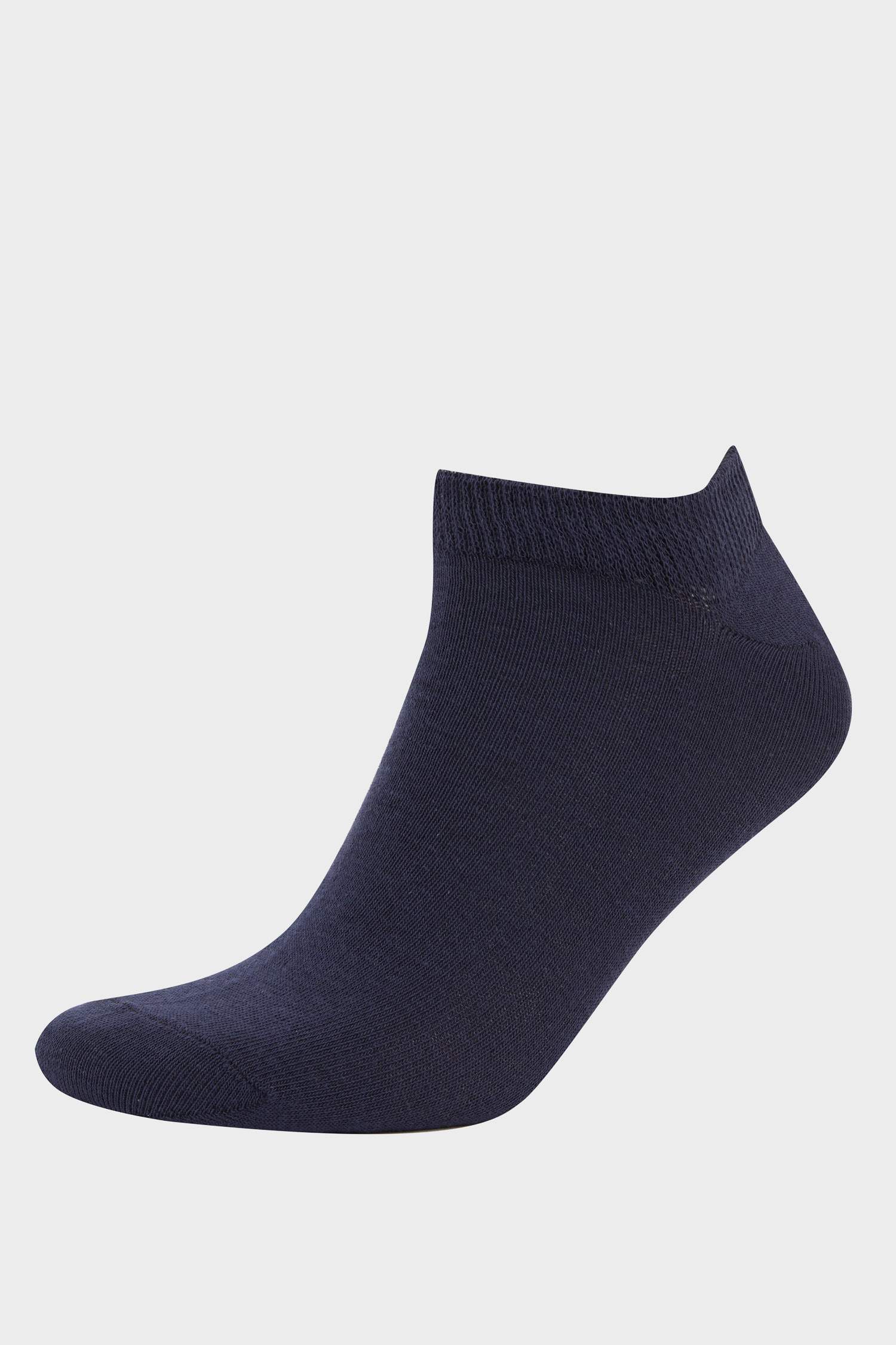 Erkek 7'li Pamuklu Patik Çorap