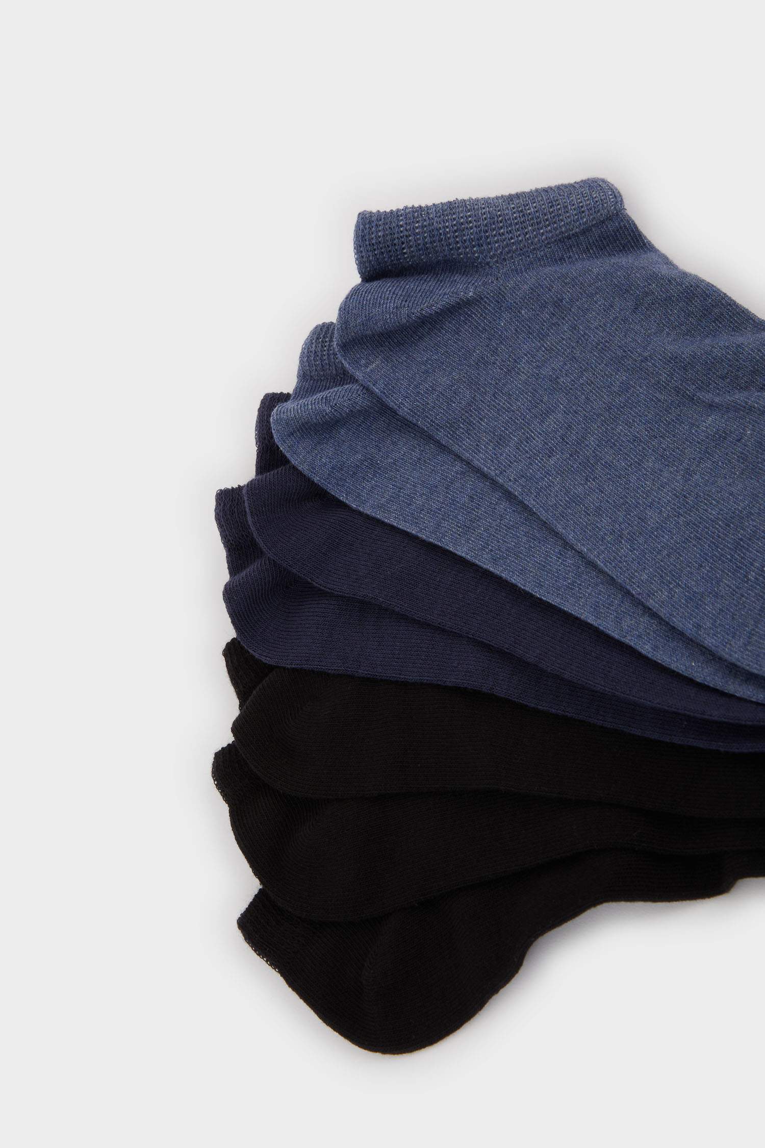 Erkek 7'li Pamuklu Patik Çorap