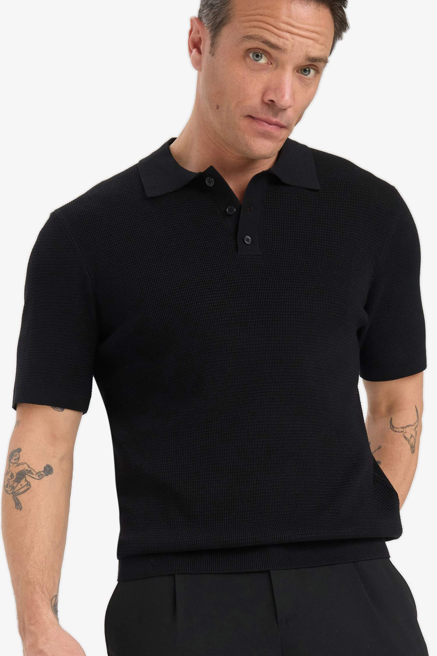 поло жаға трикотаж Поло