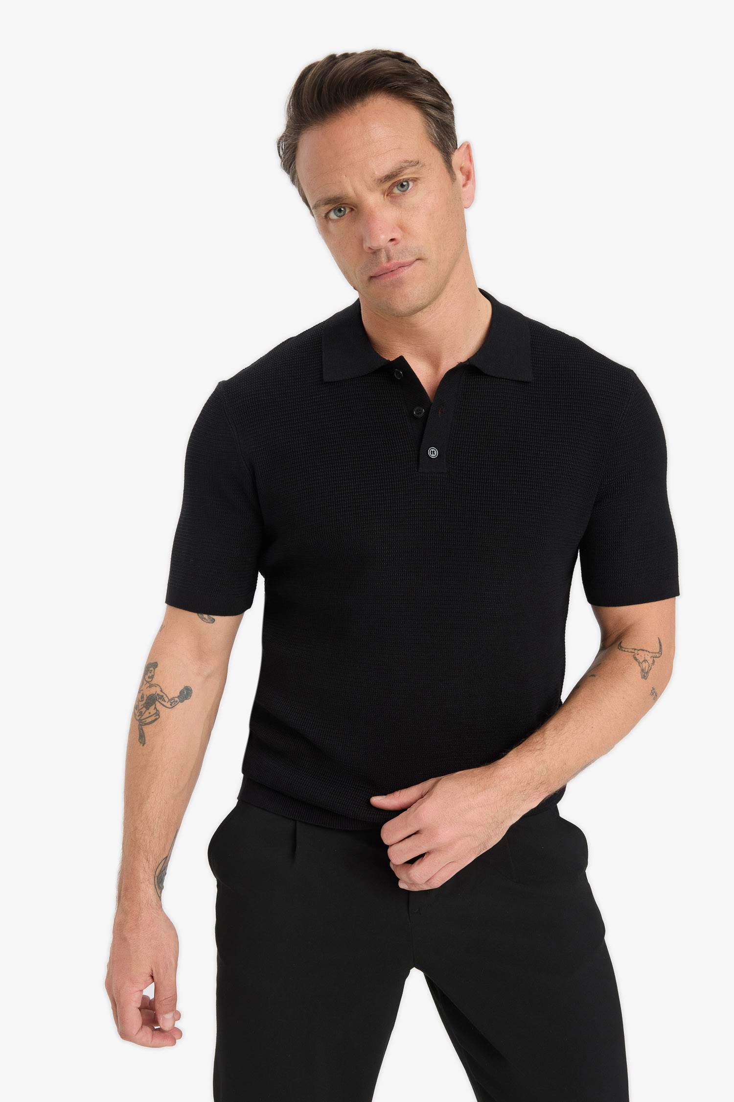 поло жаға трикотаж Поло