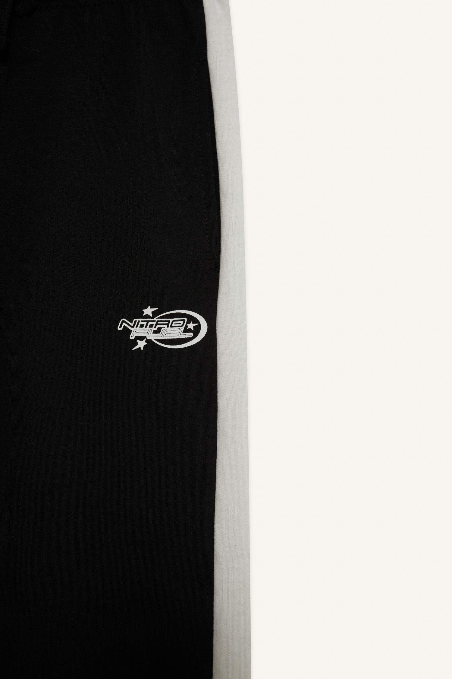 Erkek Çocuk Beli Lastikli Baskılı Jogger Eşofman Altı