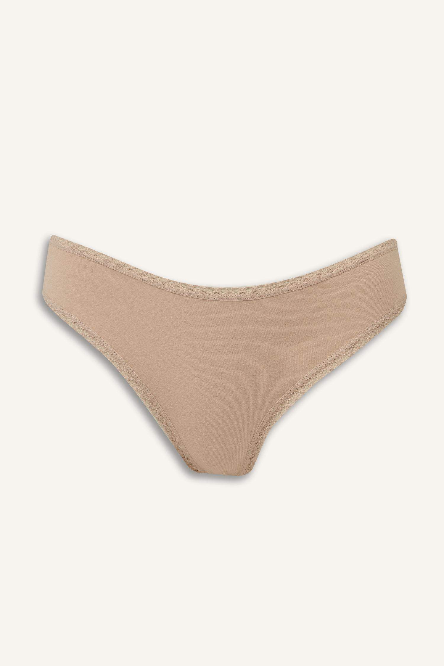 Женские трусы-бразилиана (3 шт.) с кружевными деталями - Fall in Love