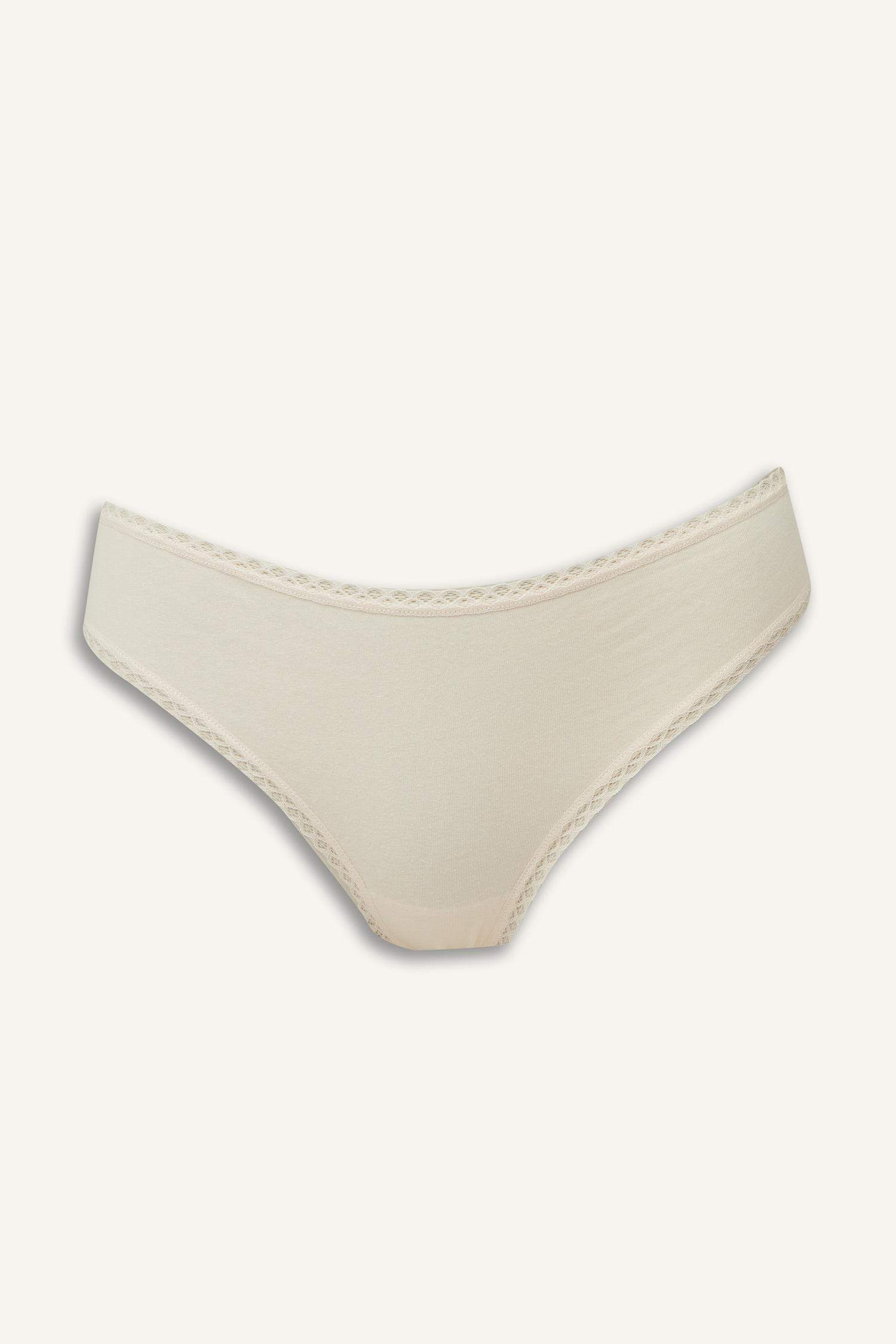 Женские трусы-бразилиана (3 шт.) с кружевными деталями - Fall in Love