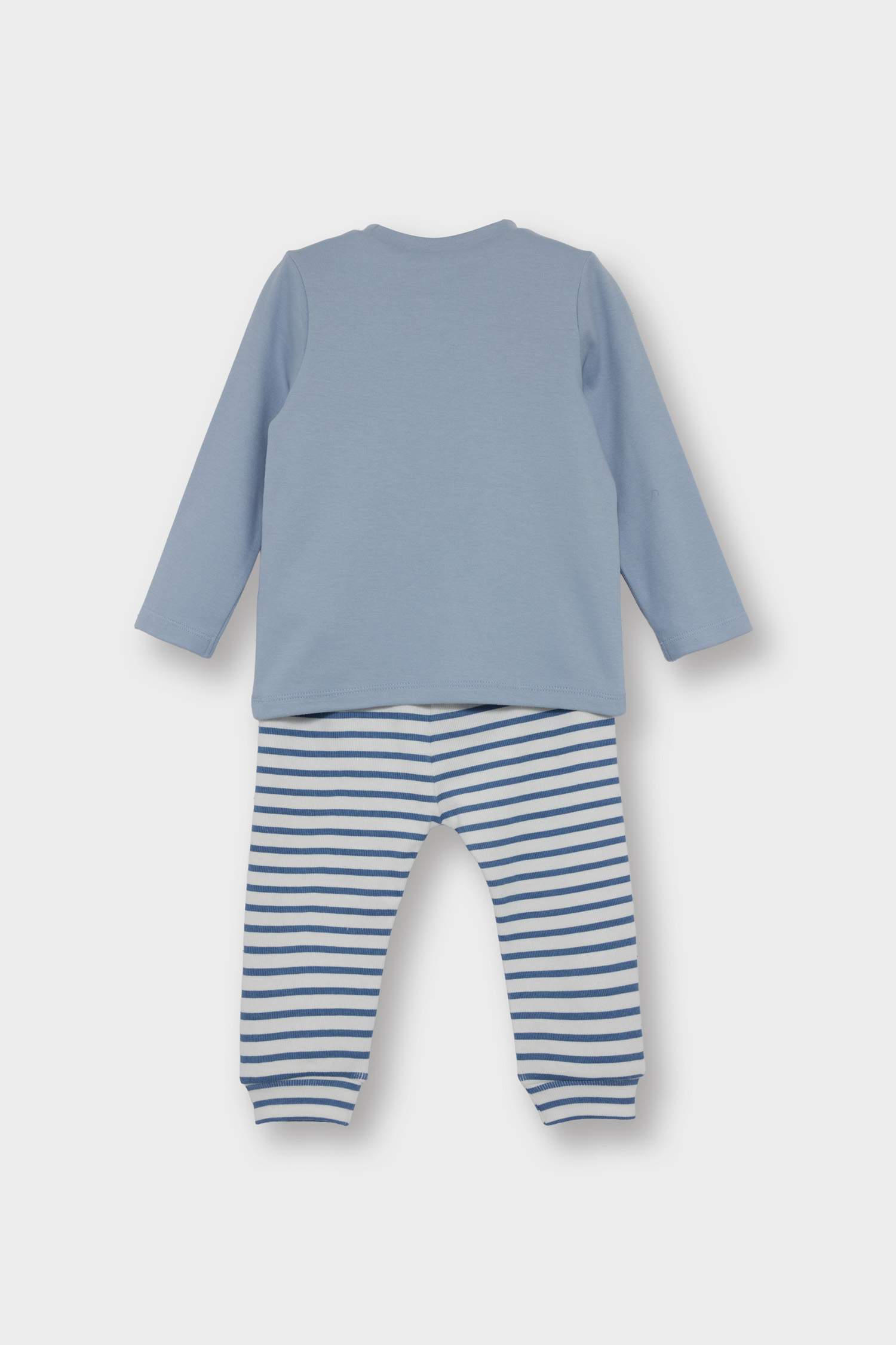 سيت بيبي ولادي تيشيرت وبنطلون وجاكيت - 3 قطع