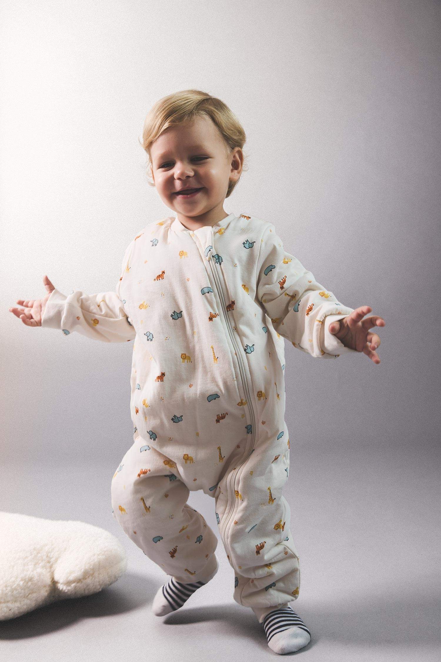 جمبسوت بيبي ولادي حديثي الولادة قطن ألياف 1 توغ بطبعة ديناصور