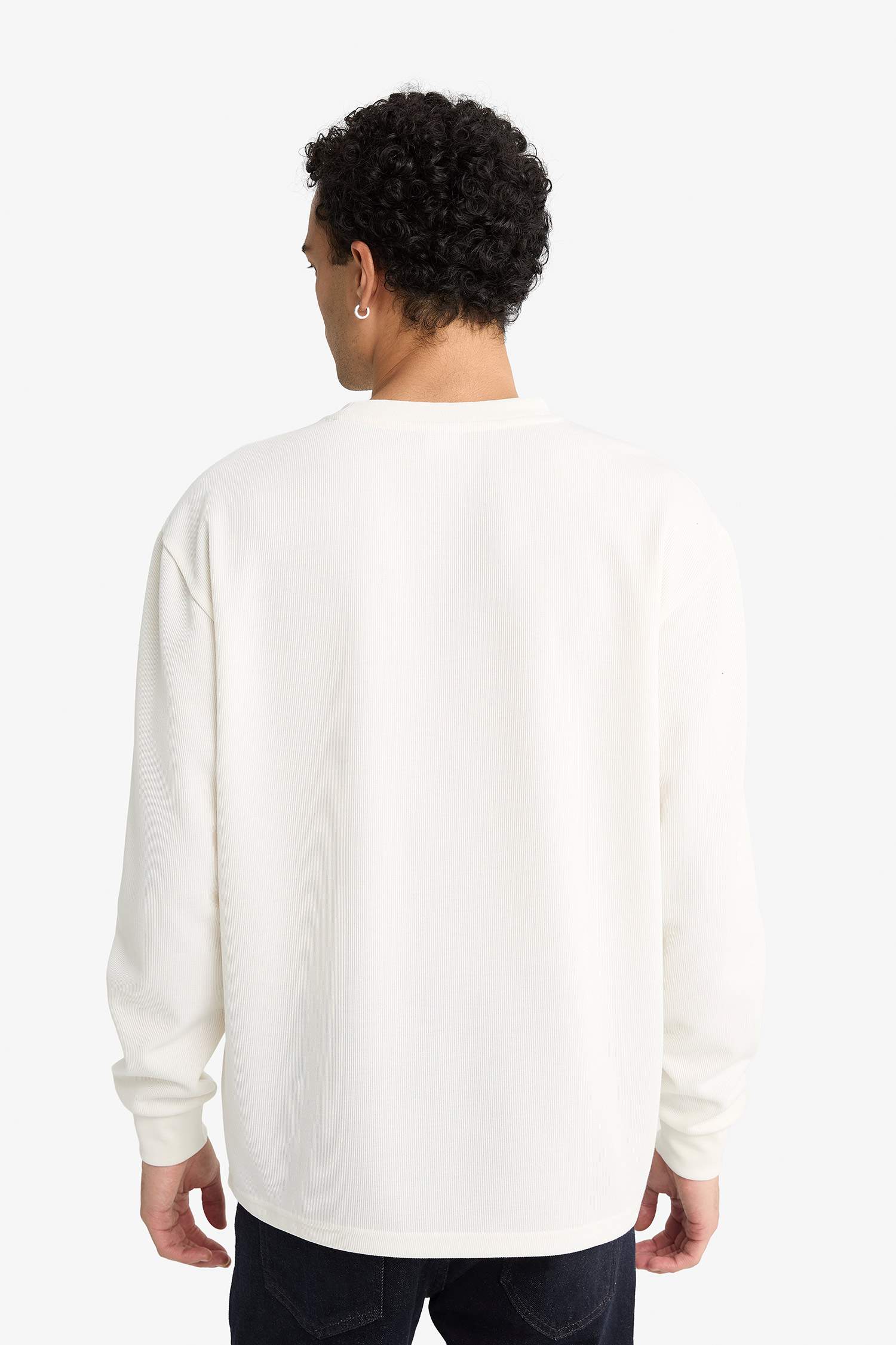 Regular Fit Crew Neck Long Sleeve Body