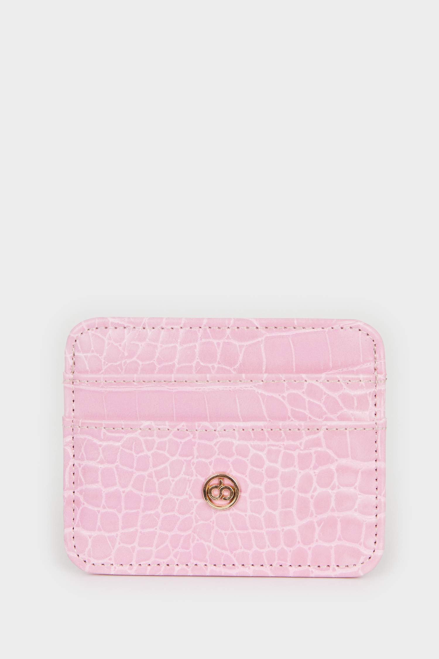 Woman Faux Leather Card Holder