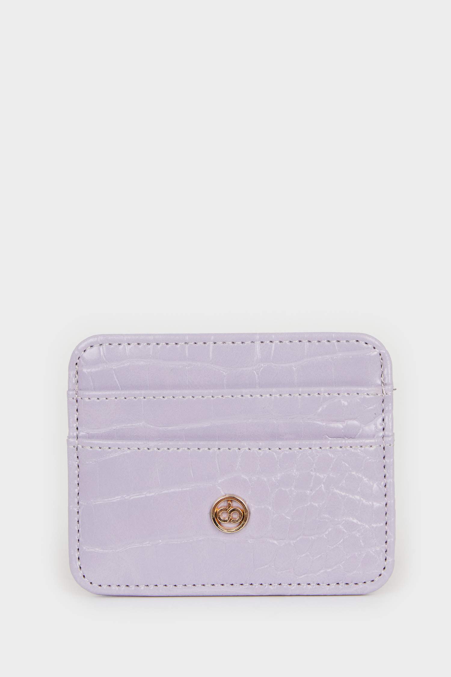 Woman Faux Leather Card Holder