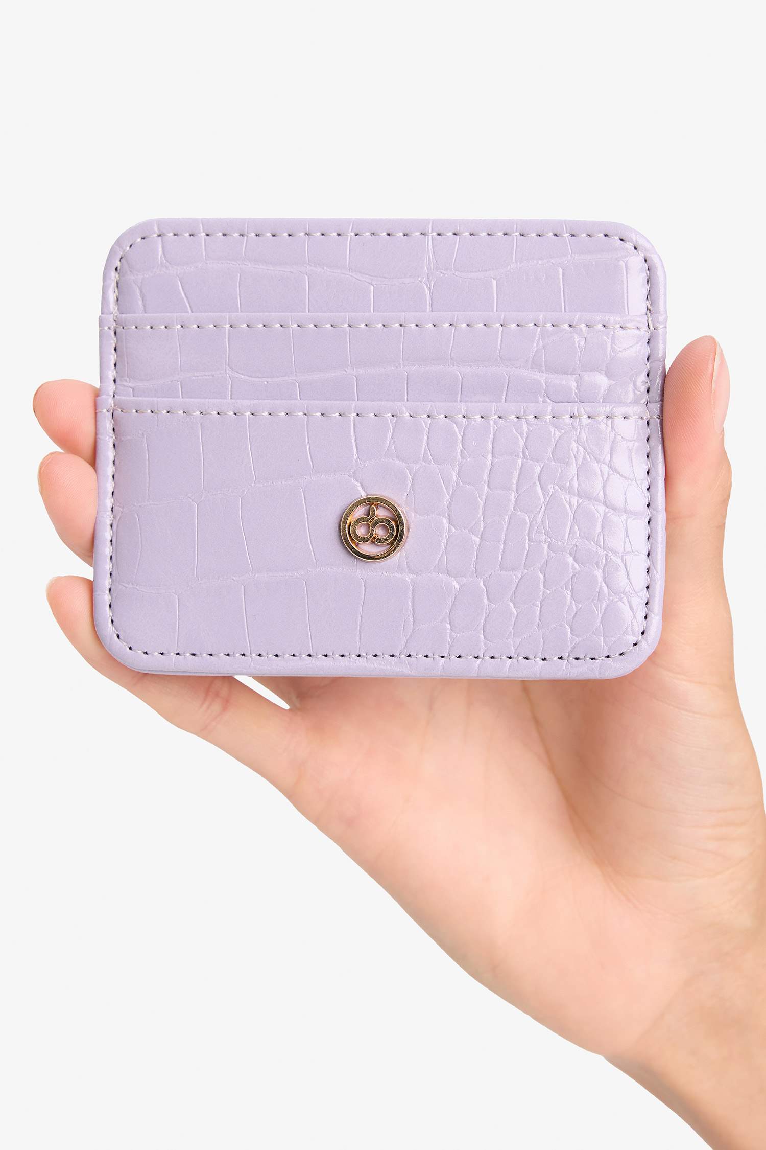 Woman Faux Leather Card Holder