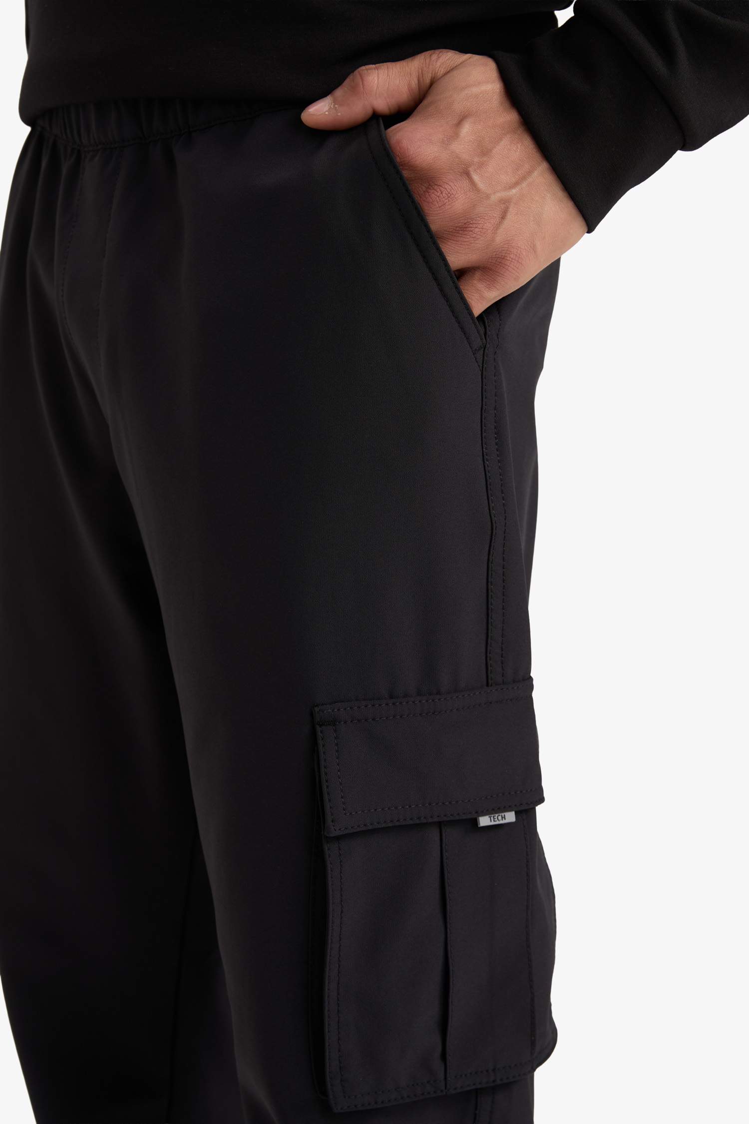 DeFactoFit Standard Fit Woven Cargo Joggers