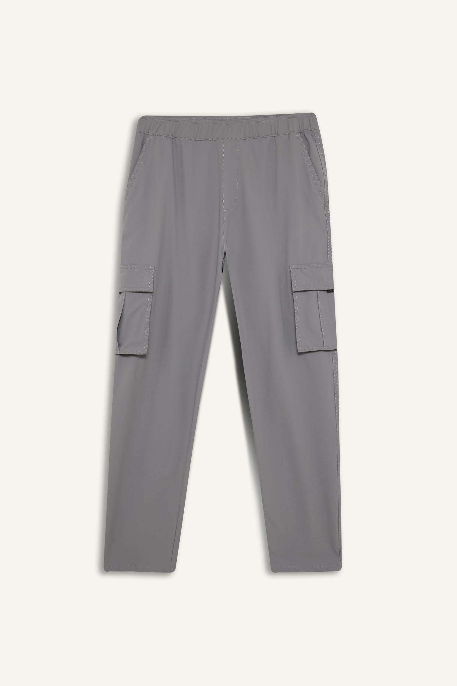 DeFactoFit Standart Fit Kargo Cepli Standart Paça Dokuma Sporcu Jogger