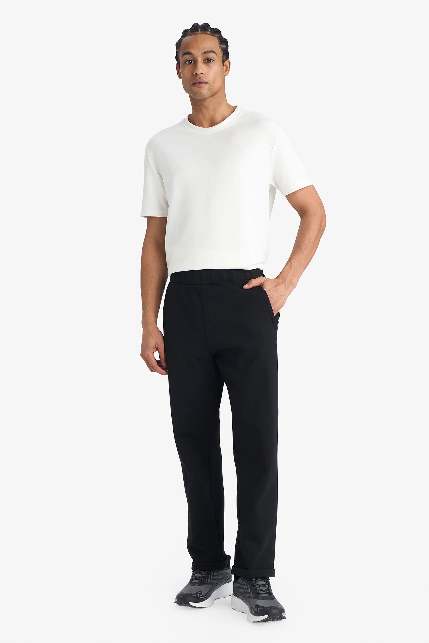 Спортивные брюки DeFactoFit стандартного покроя с прямыми штанинами