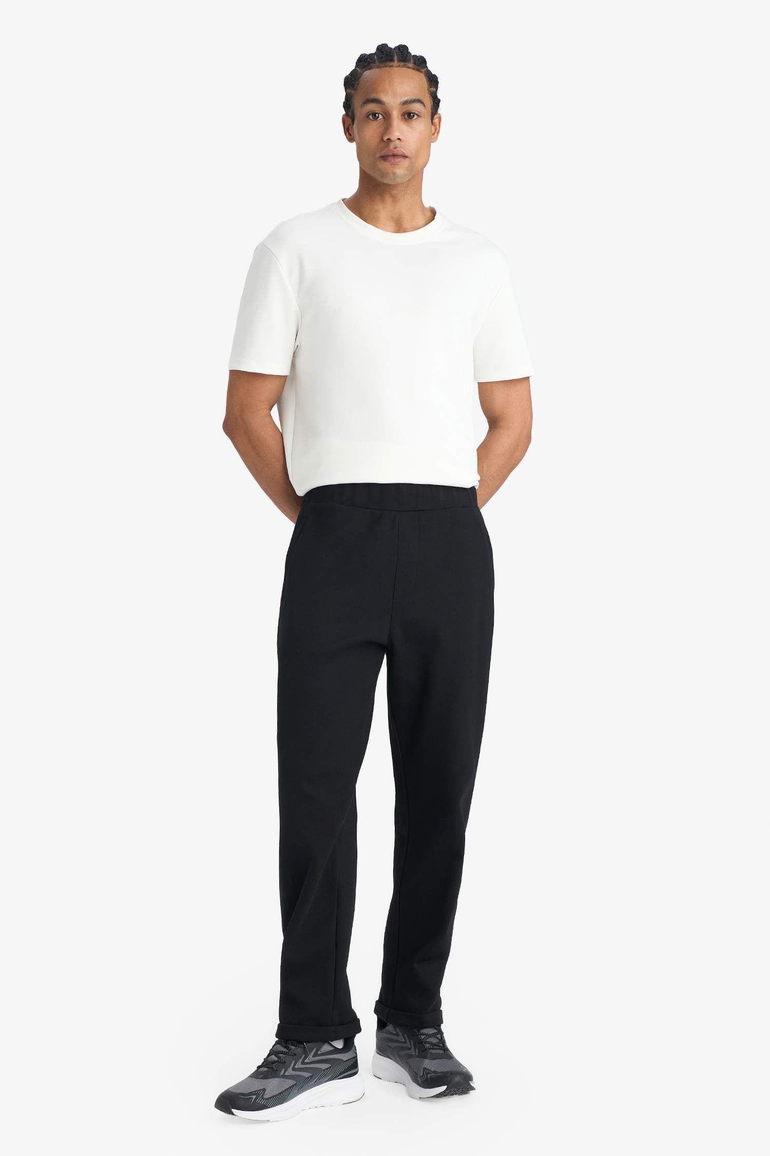 Спортивные брюки DeFactoFit стандартного покроя с прямыми штанинами