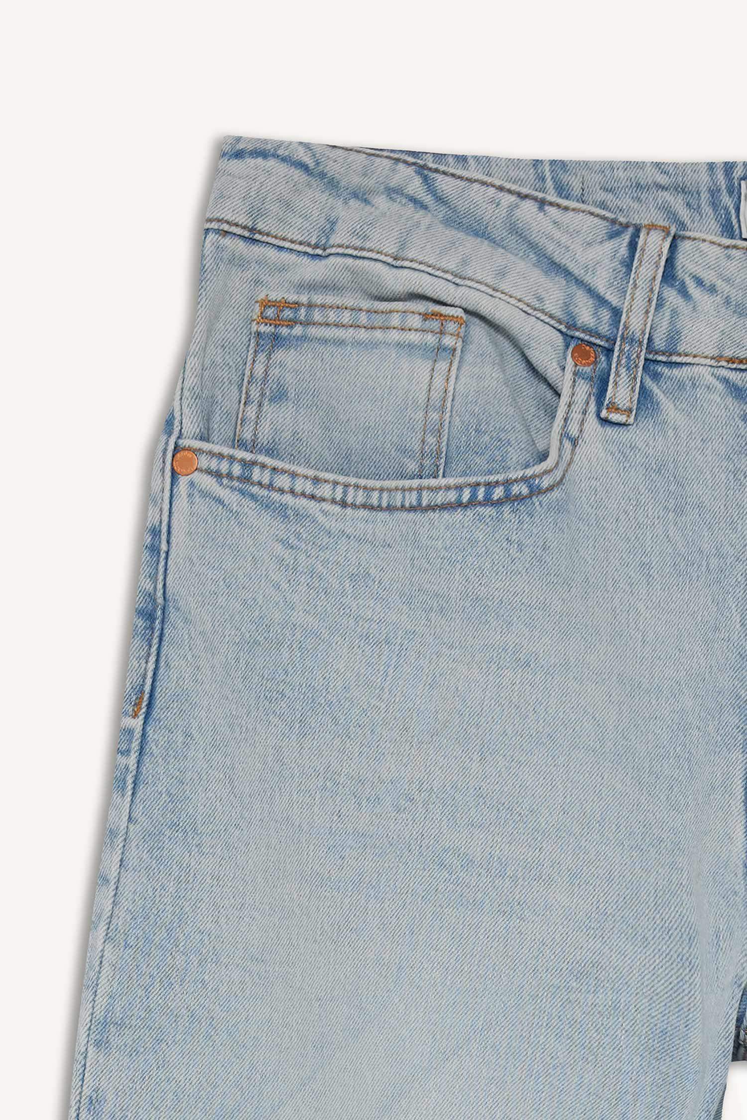 Slim Tapered Fit Dar Kalıp Normal Bel Daralan Paça Jean Pantolon