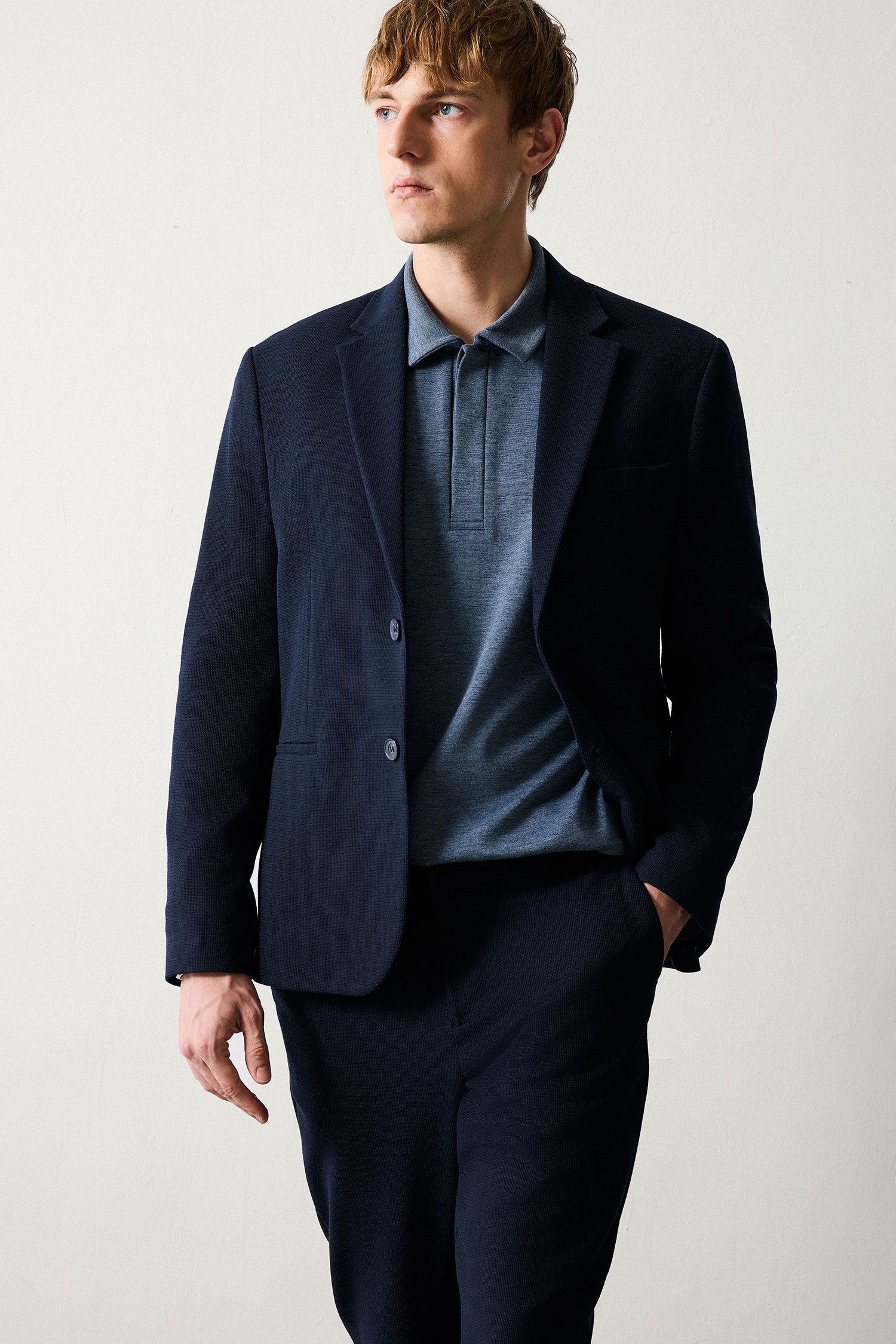 DeFacto Modern Fit Penye Blazer Ceket