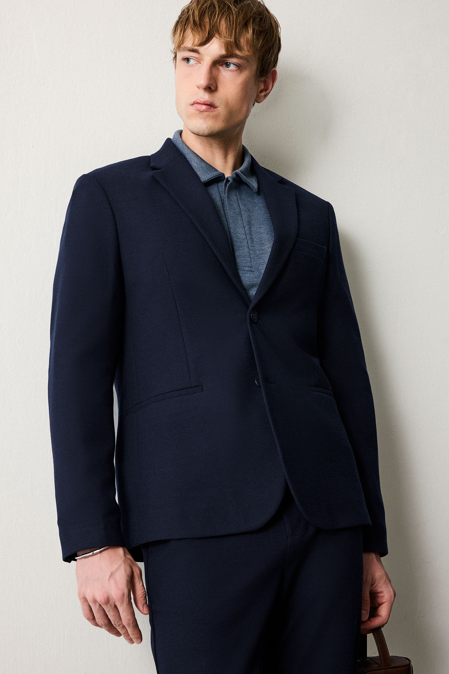 DeFacto Modern Fit Penye Blazer Ceket görsel 4