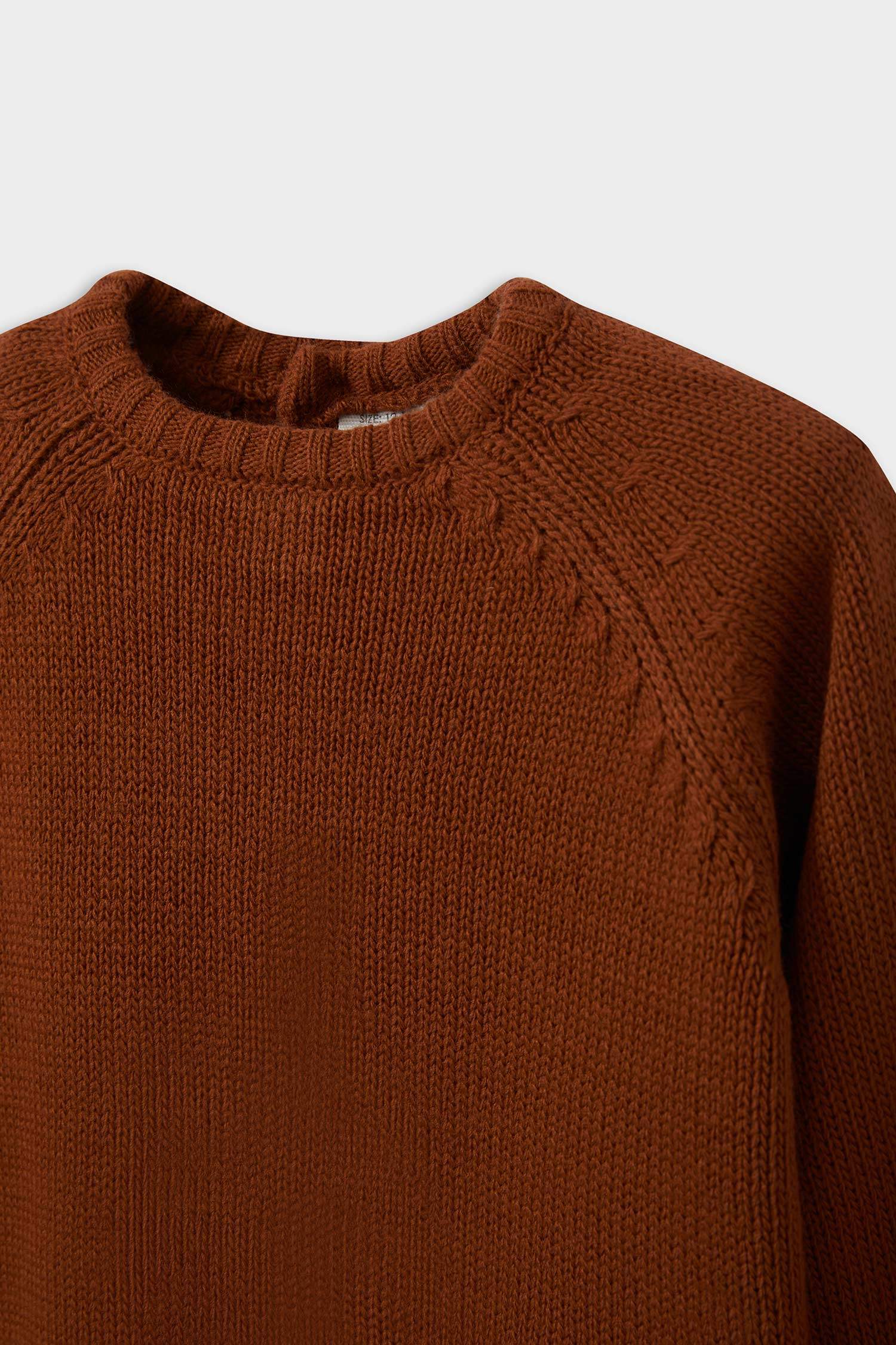 Erkek Bebek Bisiklet Yaka Triko Kazak