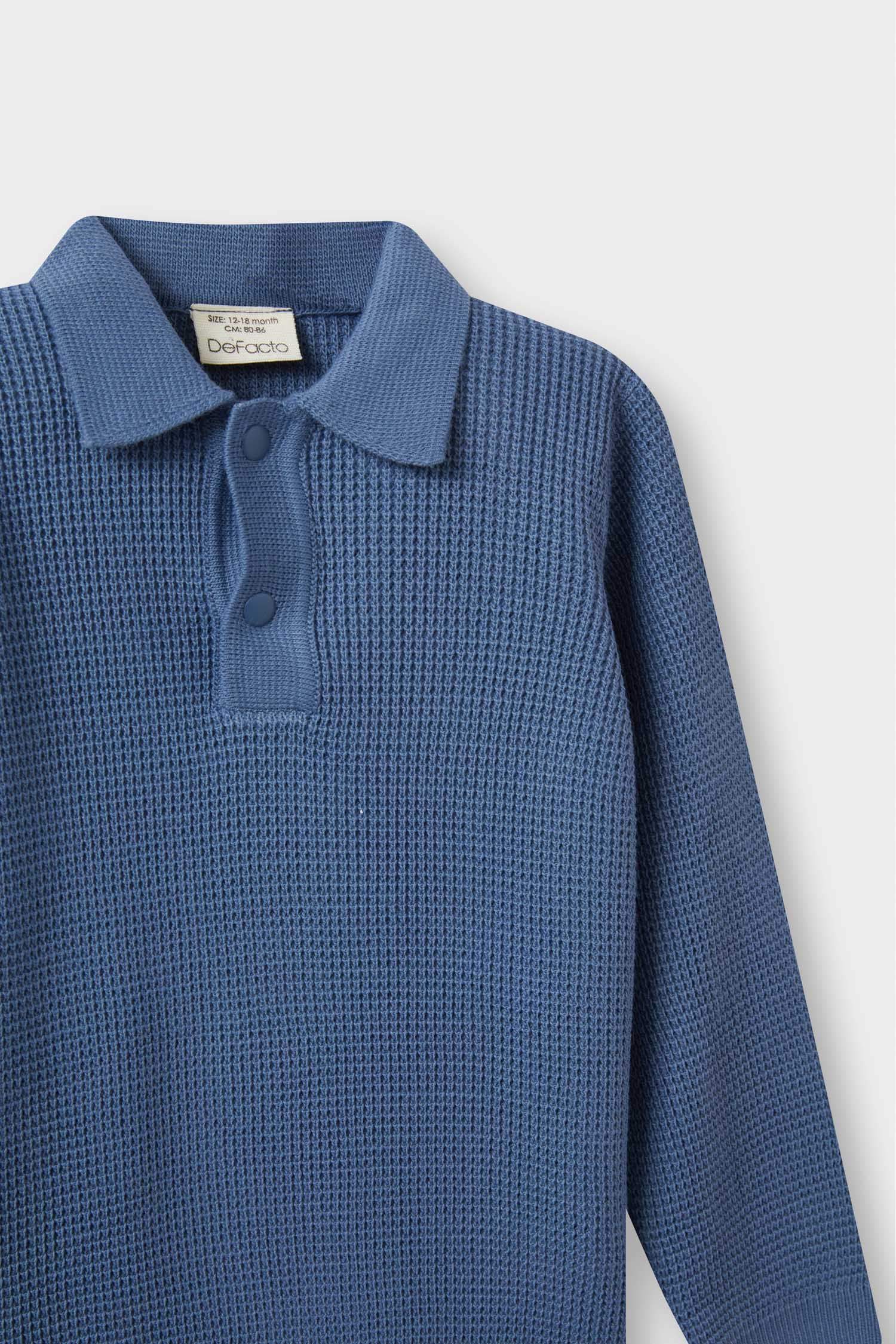 بلوز تريكو بيبي ولادي قصة عادية وياخة بولو