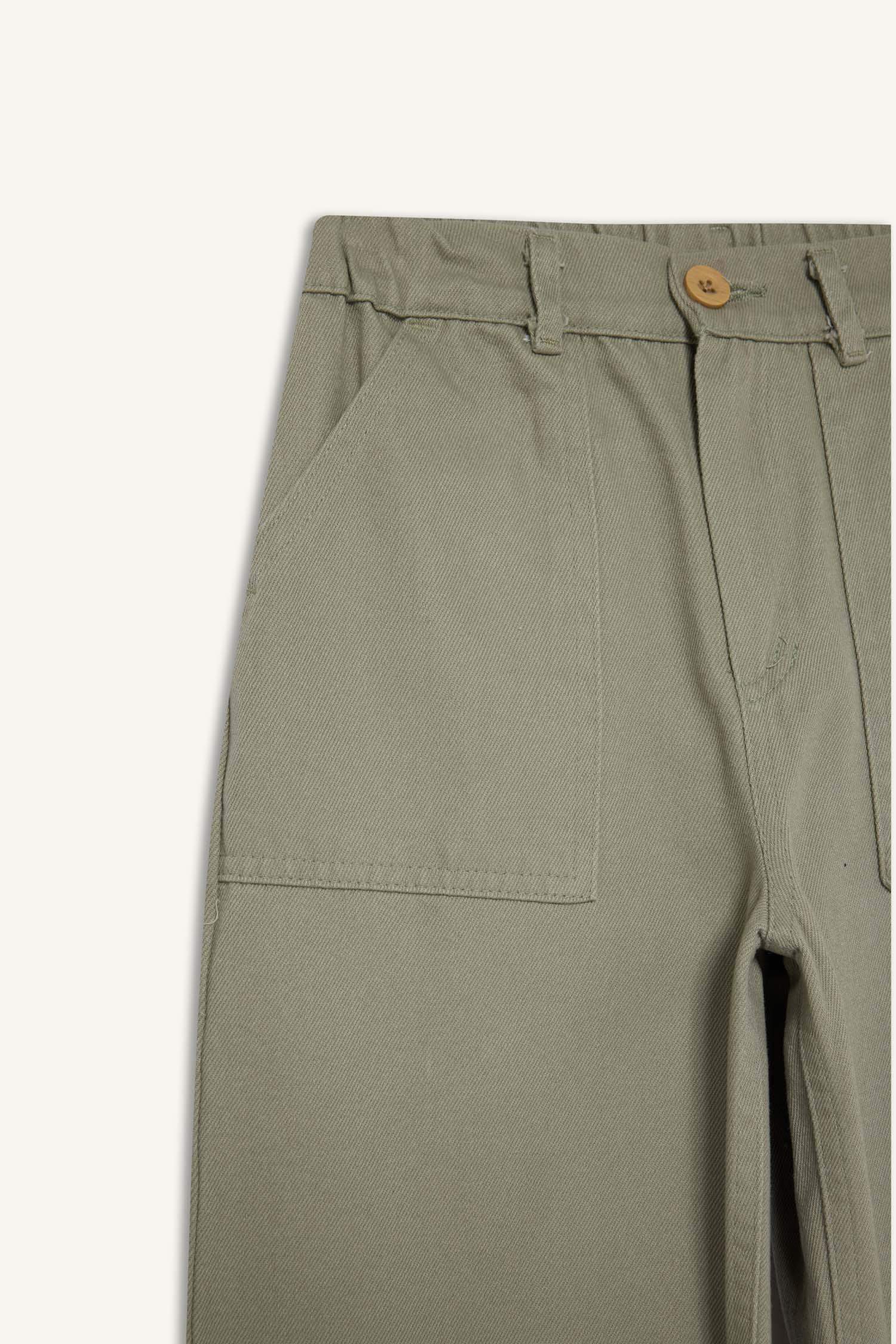 بنطرون جبردين قصة فضفاضة ستاندارت بجيب