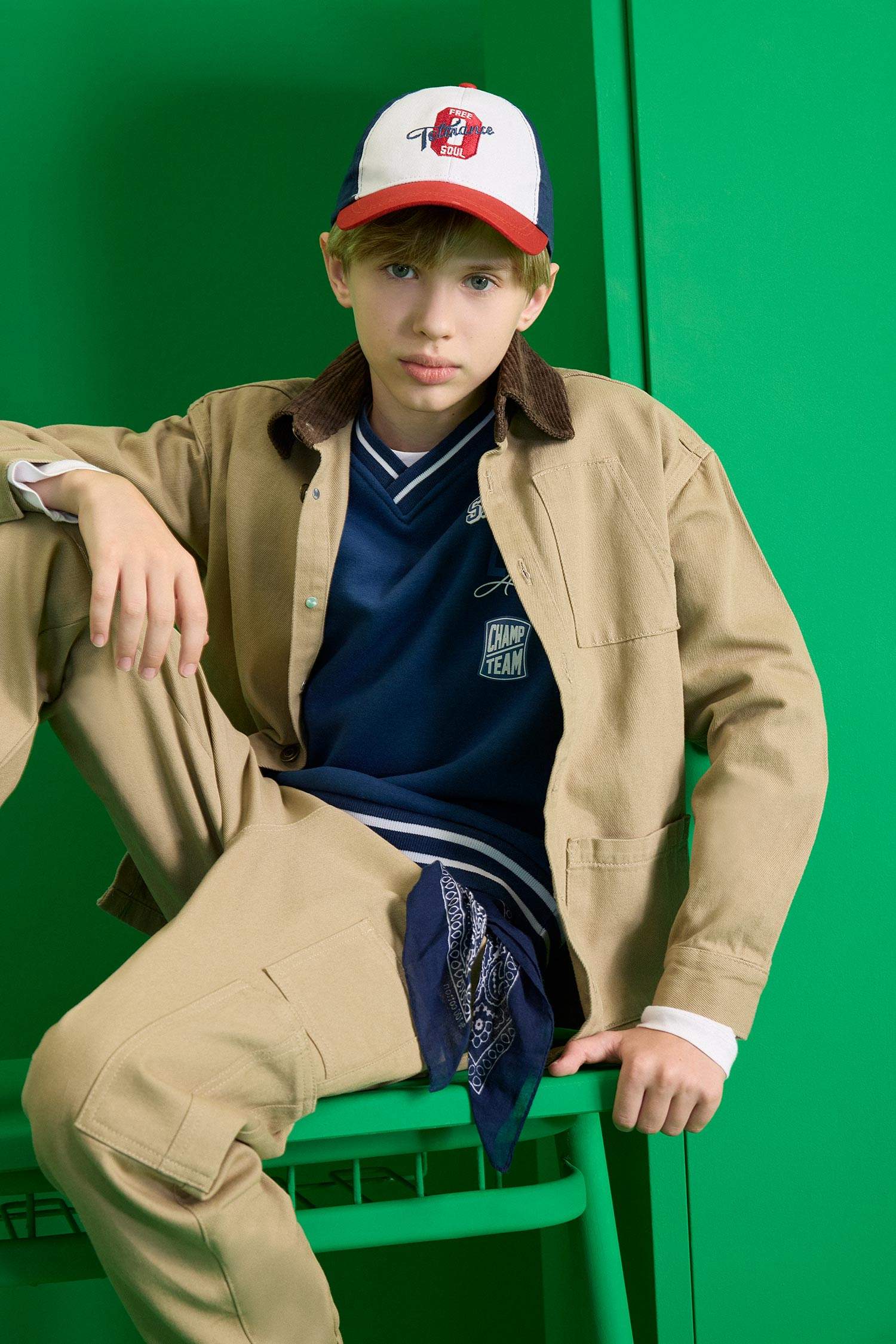 قميص ردن طويل اوفر سايز بياخة بولو