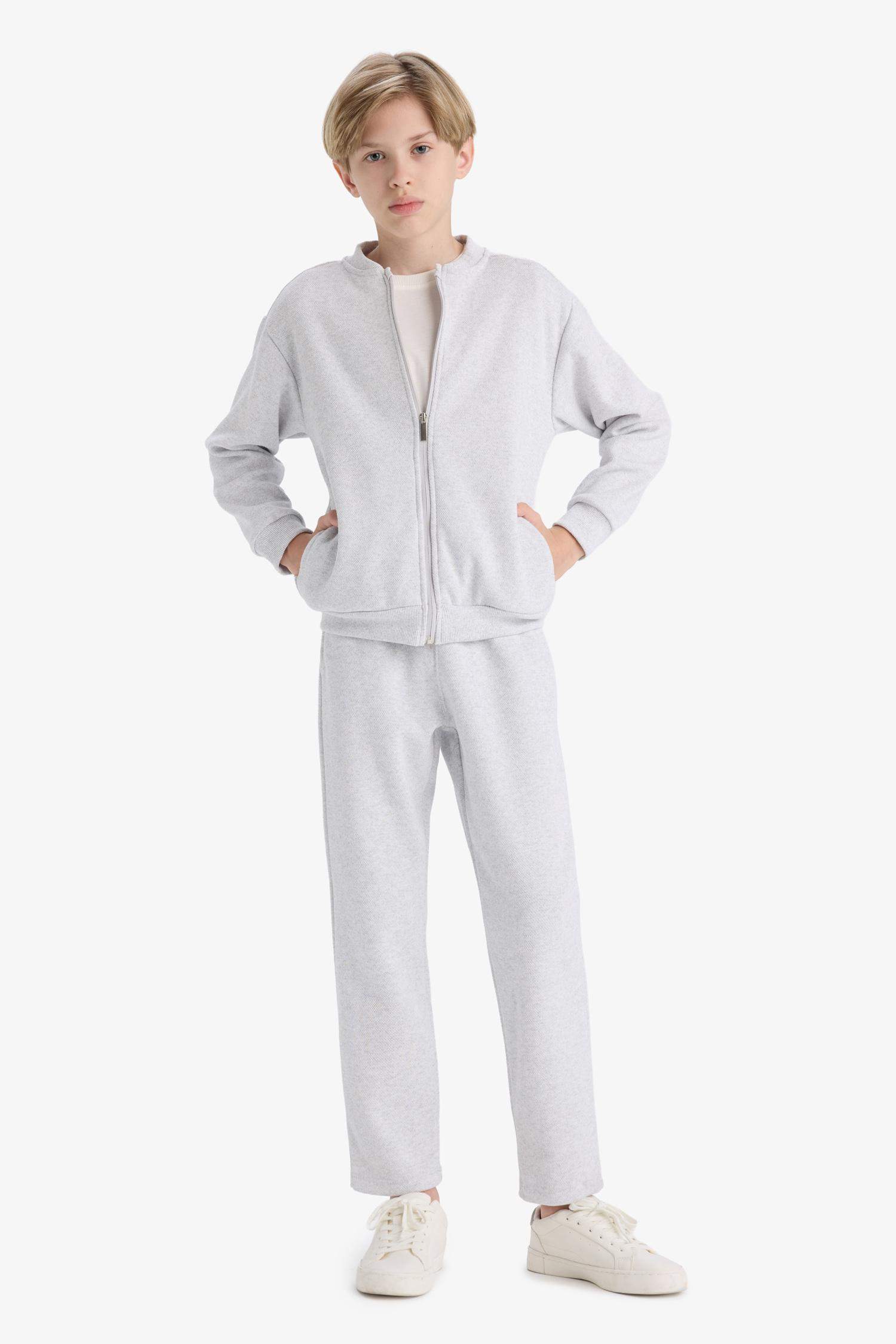 سيت ولادي جاكيت بومبر وبنطلون رياضي - قطعتين