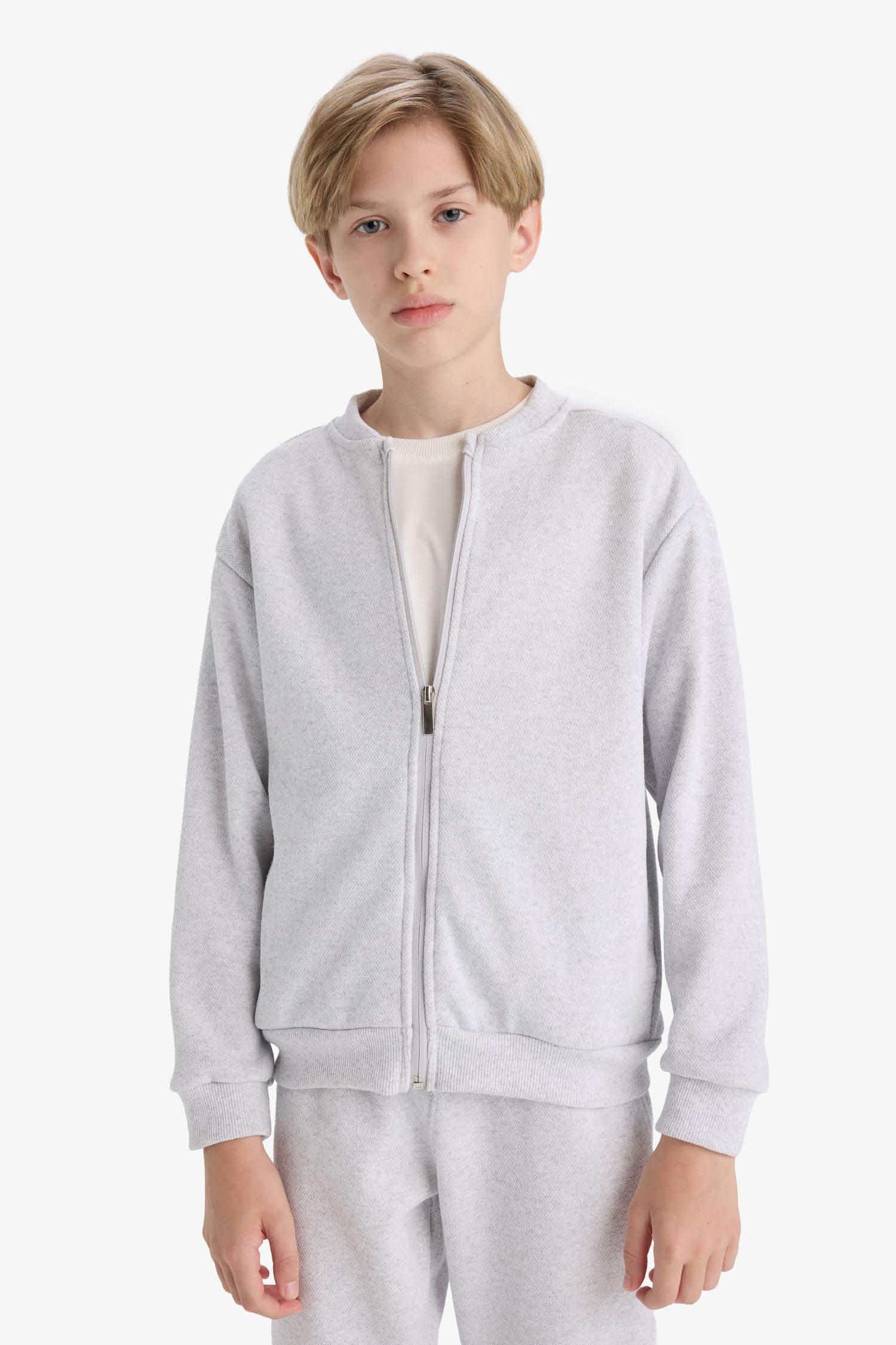 سيت ولادي جاكيت بومبر وبنطلون رياضي - قطعتين