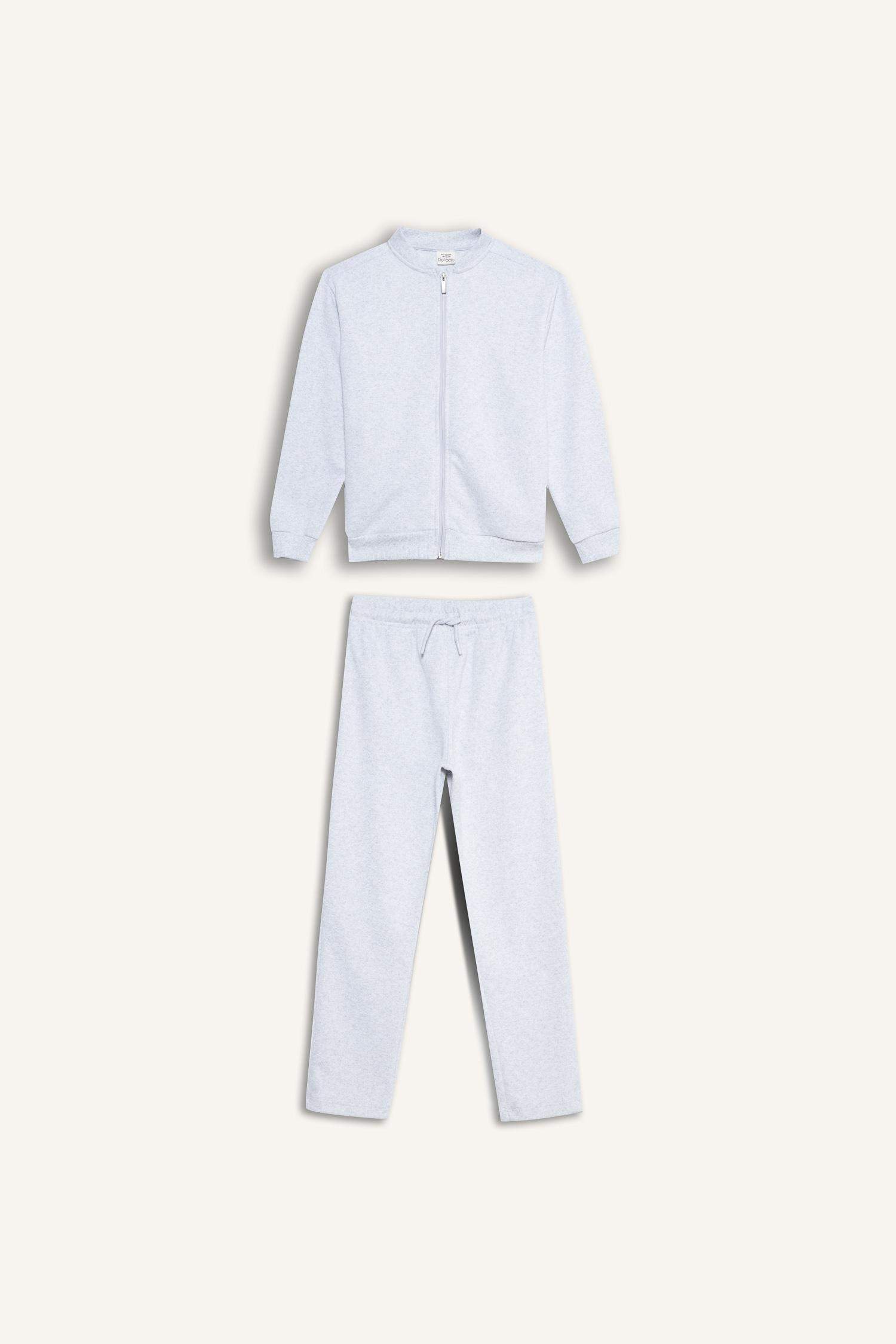 سيت ولادي جاكيت بومبر وبنطلون رياضي - قطعتين