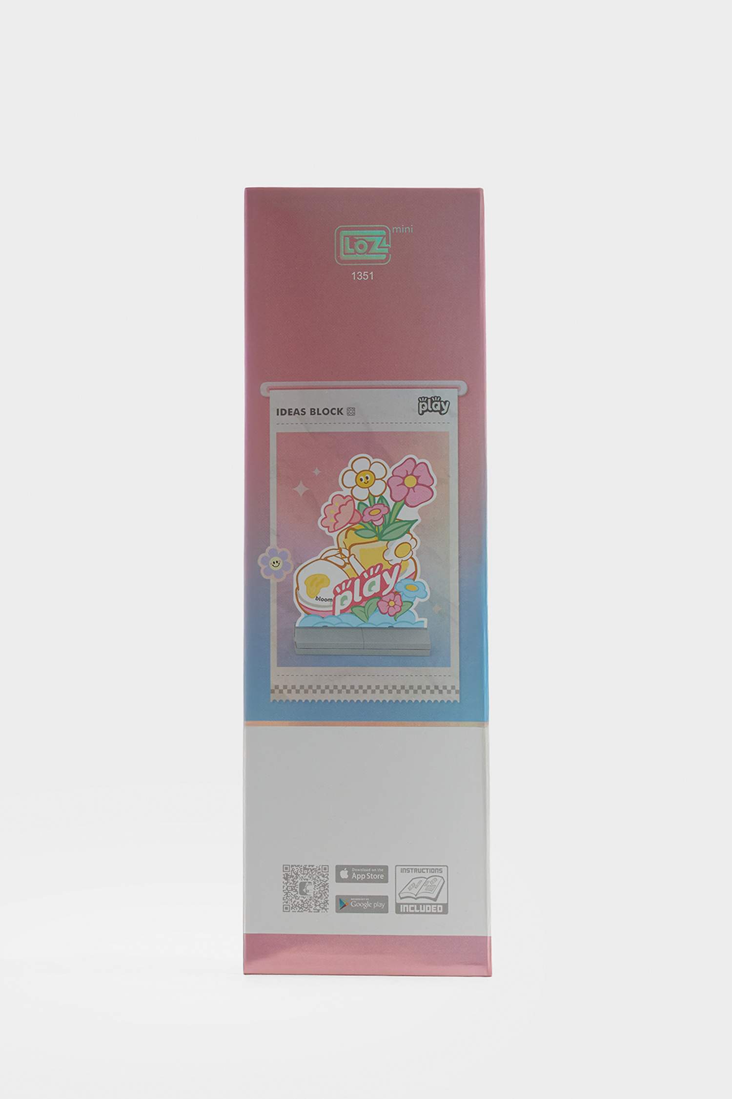 Çiçek Desenli Blok Set