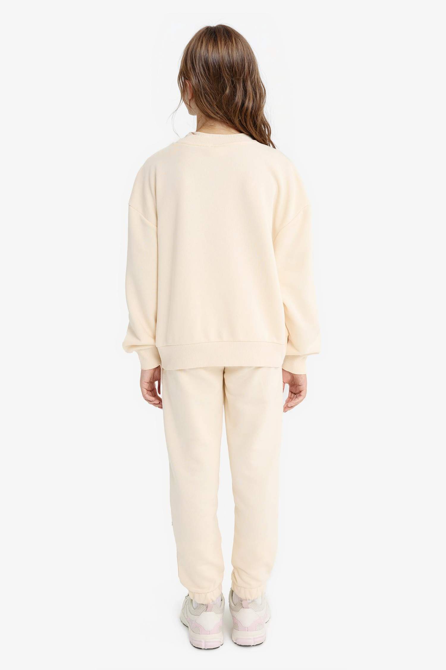 Girl Printed Sweatshirt Sweatpants 2 Piece Set