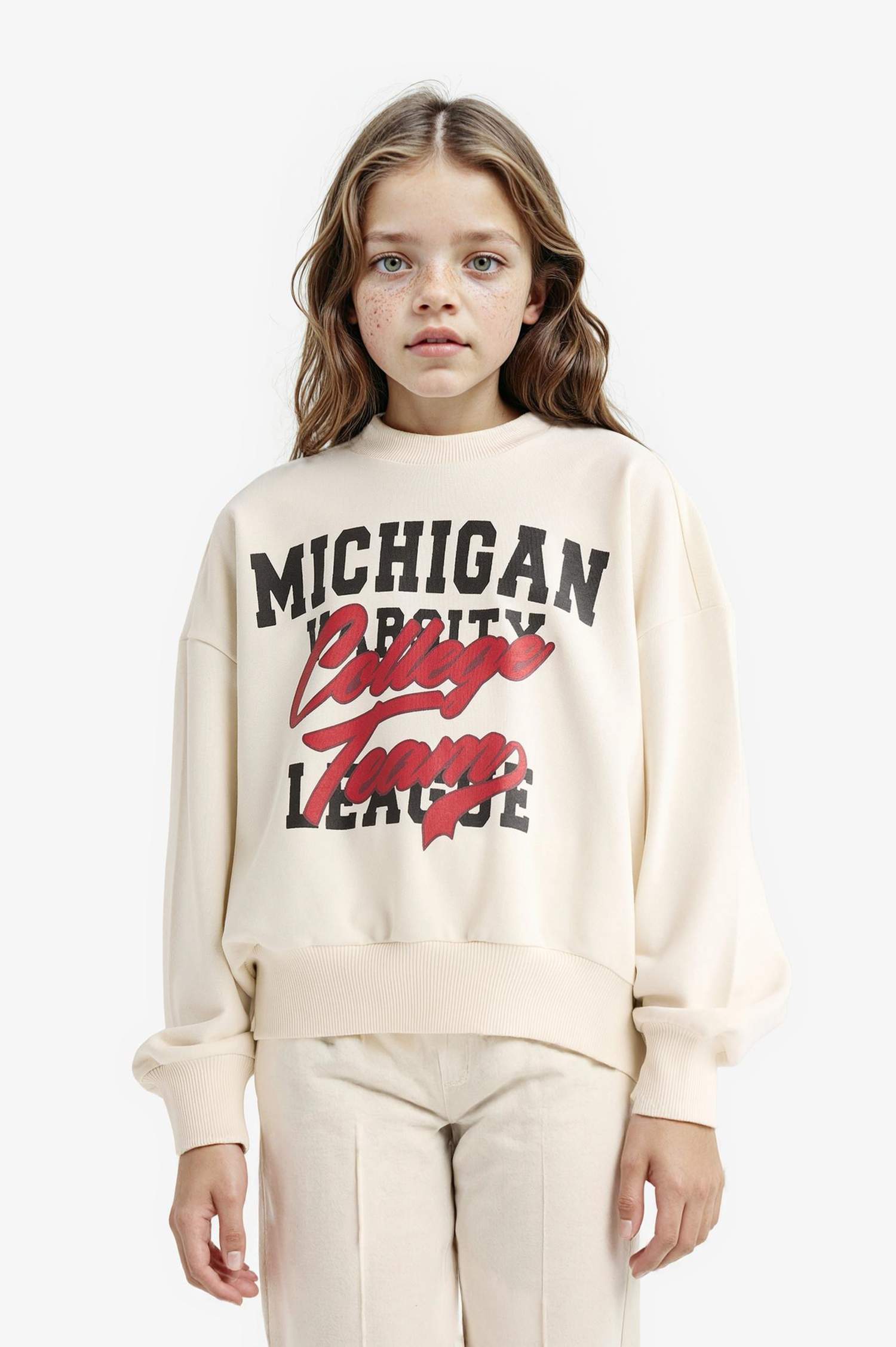 Ensemble Sweatshirt imprimé et Jogging pour fille