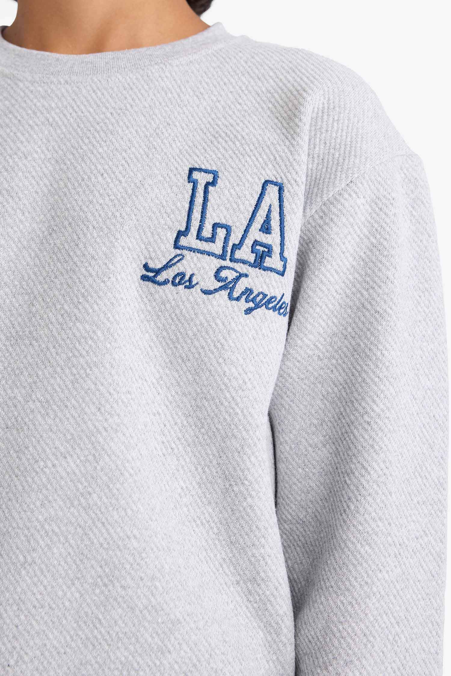 Erkek Çocuk 2'li Takım Baskılı Sweatshirt Eşofman Altı